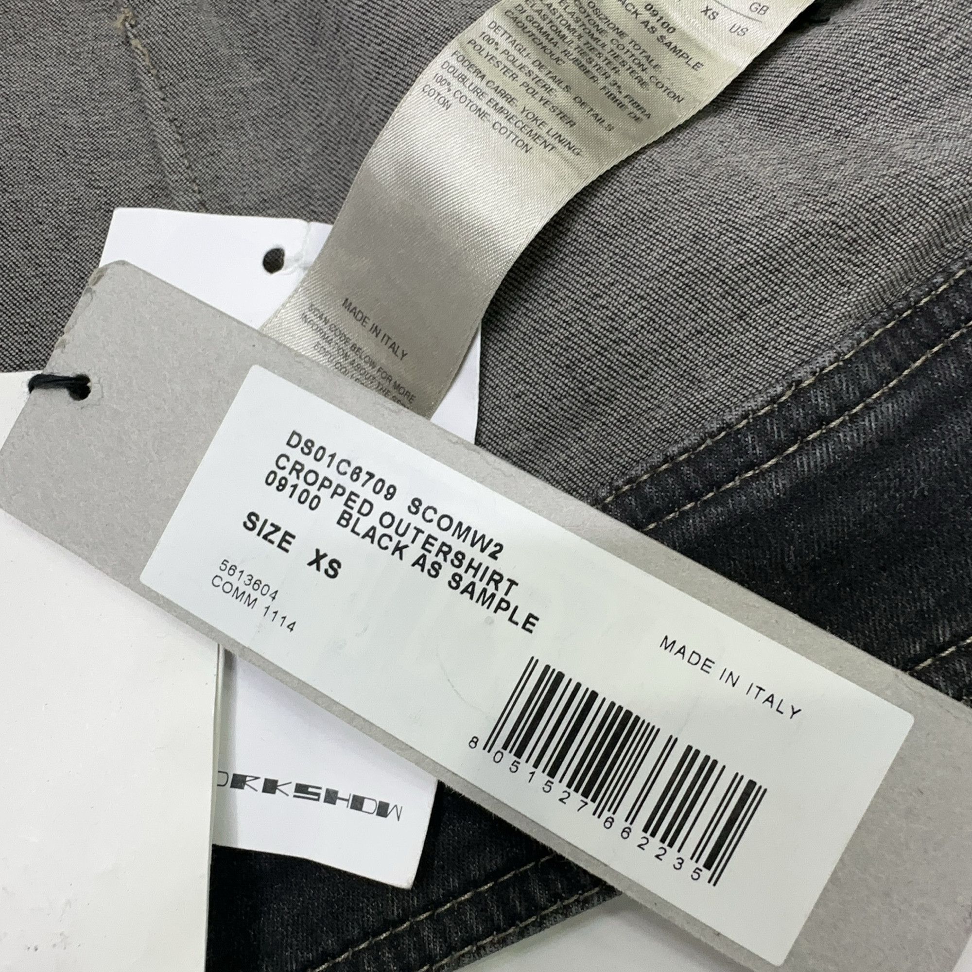 Rick Owens Drkshdw Rick Owens DRKSHDW Patchwork Outershirt XS Size XS / US 0-2 / IT 36-38 - 4 Thumbnail