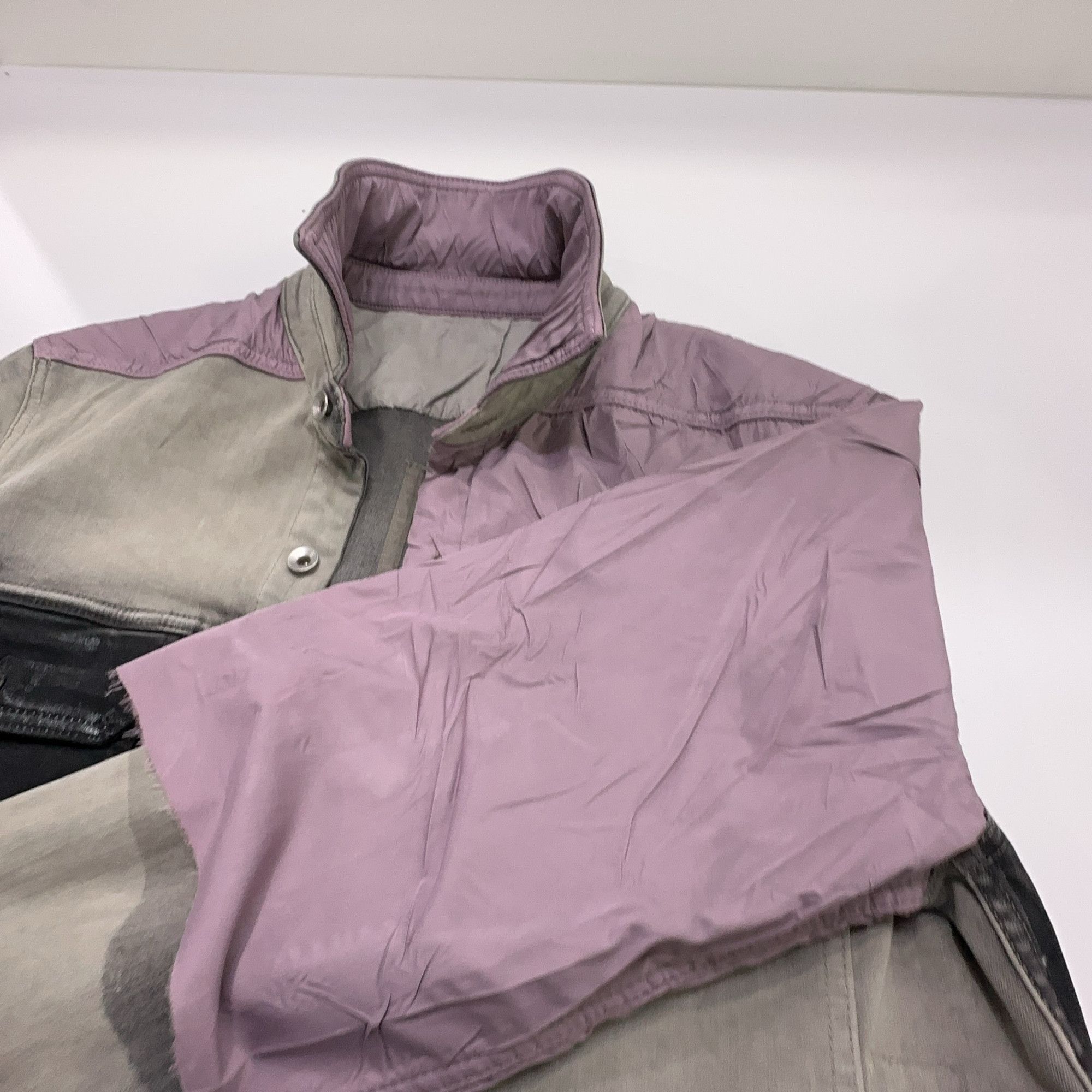 Rick Owens Drkshdw Rick Owens DRKSHDW Patchwork Outershirt XS Size XS / US 0-2 / IT 36-38 - 8 Thumbnail