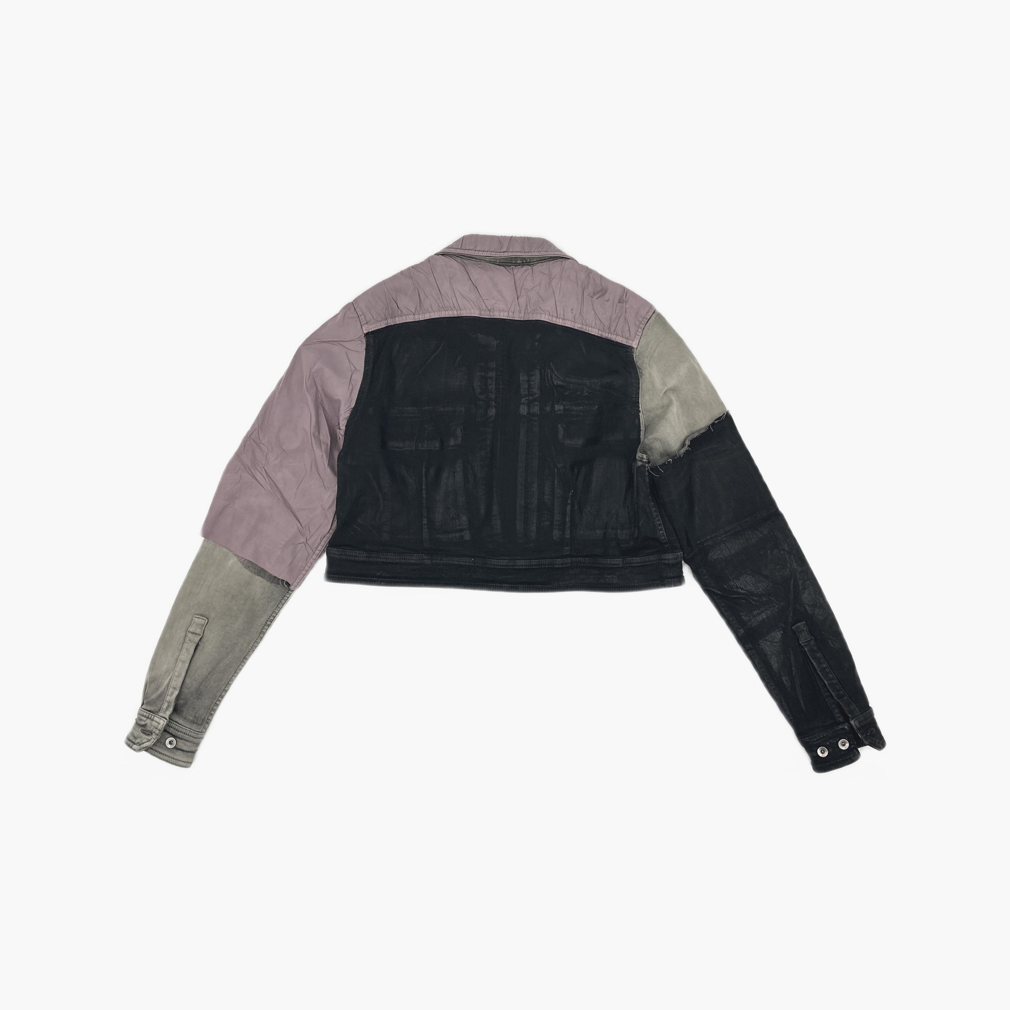 Rick Owens Drkshdw Rick Owens DRKSHDW Patchwork Outershirt XS Size XS / US 0-2 / IT 36-38 - 2 Thumbnail
