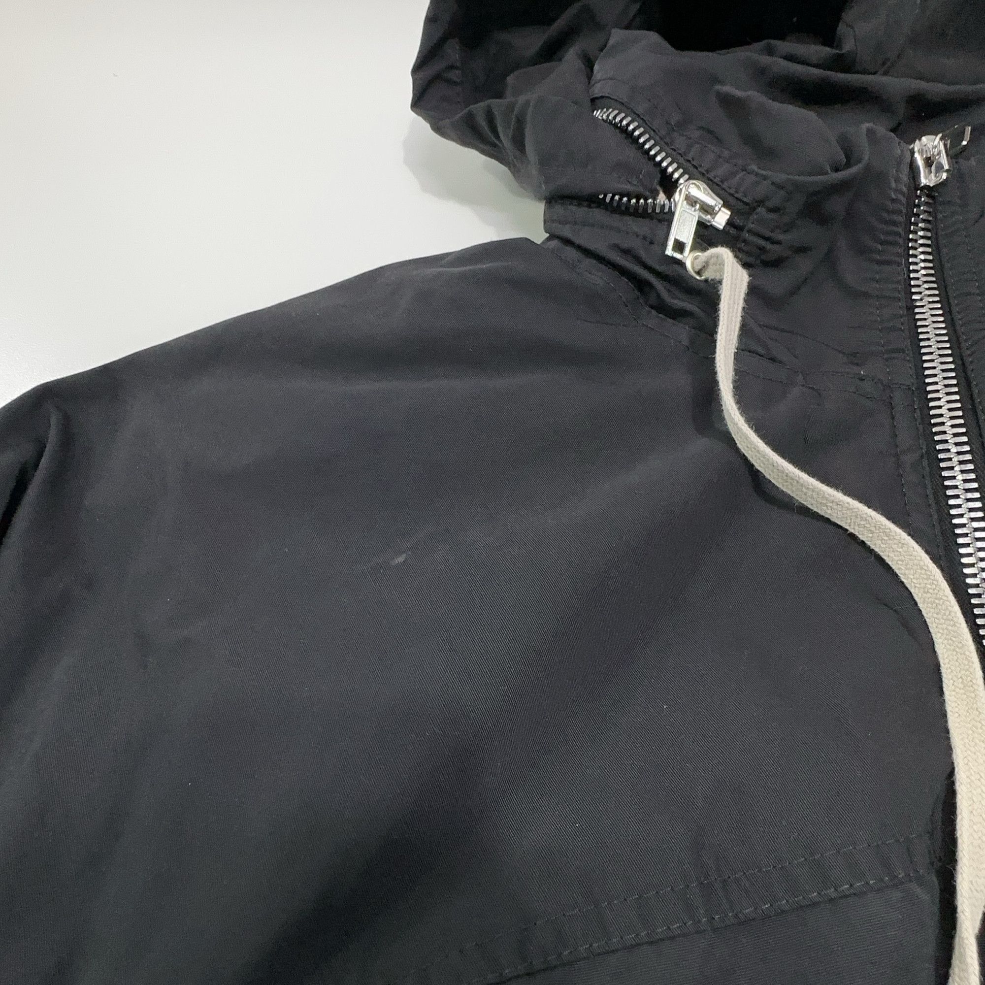 Rick Owens Drkshdw Rick Owens DRKSHDW Zip Hooded Jacket Size M Size US M / EU 48-50 / 2 - 8 Thumbnail