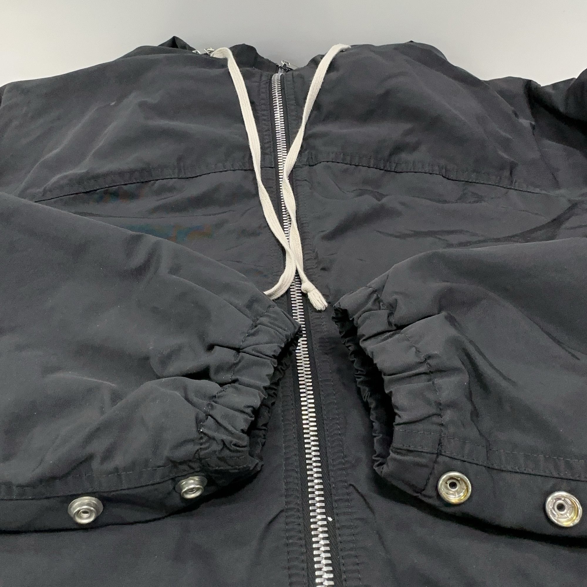 Rick Owens Drkshdw Rick Owens DRKSHDW Zip Hooded Jacket Size M Size US M / EU 48-50 / 2 - 11 Thumbnail