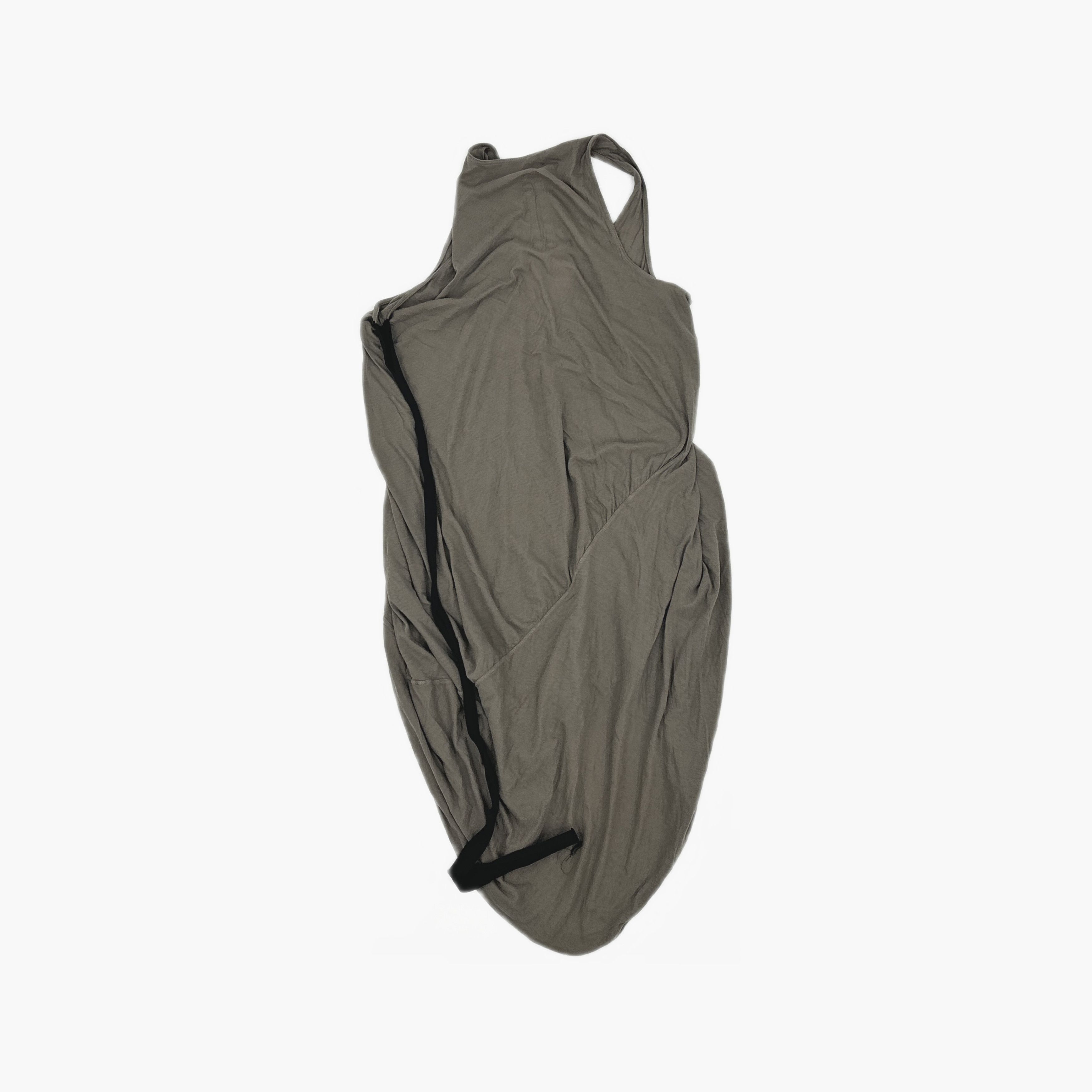 Rick Owens Drkshdw Rick Owens DRKSHDW Draped V-Neck Midi Dress XS Size XS / US 0-2 / IT 36-38 - 2 Thumbnail