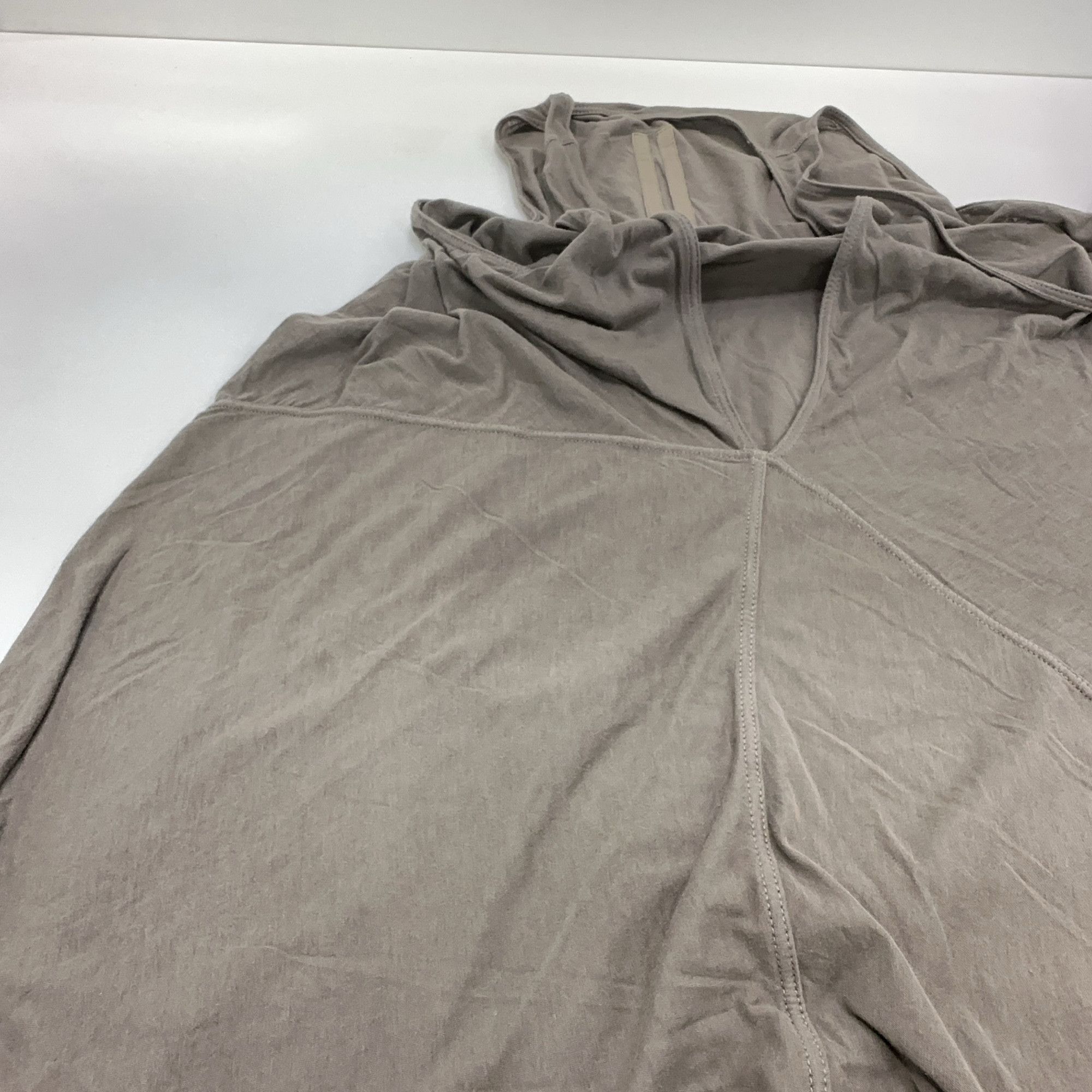 Rick Owens Drkshdw Rick Owens DRKSHDW Draped V-Neck Midi Dress XS Size XS / US 0-2 / IT 36-38 - 11 Thumbnail