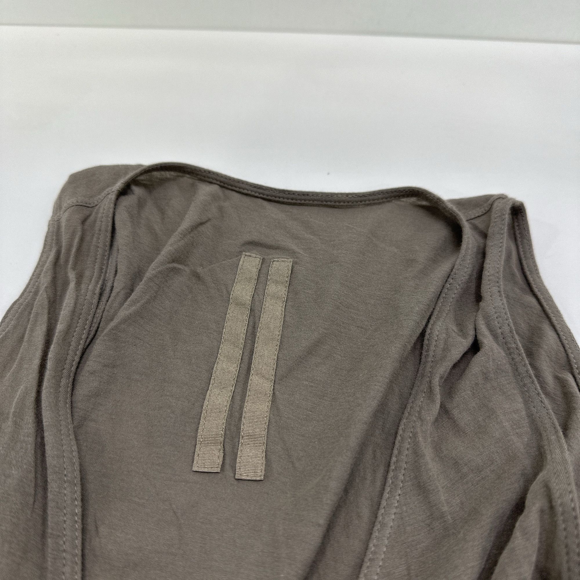 Rick Owens Drkshdw Rick Owens DRKSHDW Draped V-Neck Midi Dress XS Size XS / US 0-2 / IT 36-38 - 3 Thumbnail