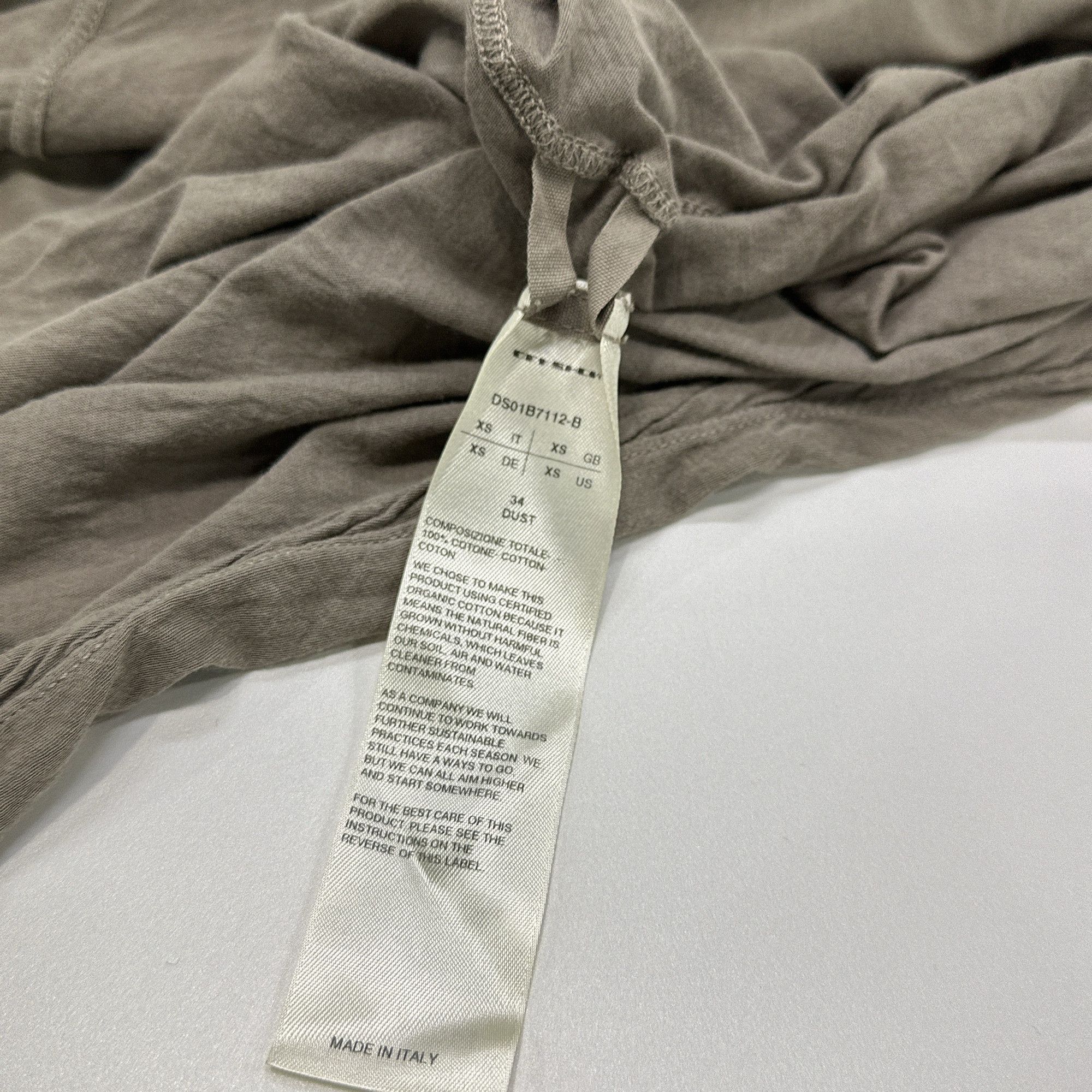 Rick Owens Drkshdw Rick Owens DRKSHDW Draped V-Neck Midi Dress XS Size XS / US 0-2 / IT 36-38 - 4 Thumbnail