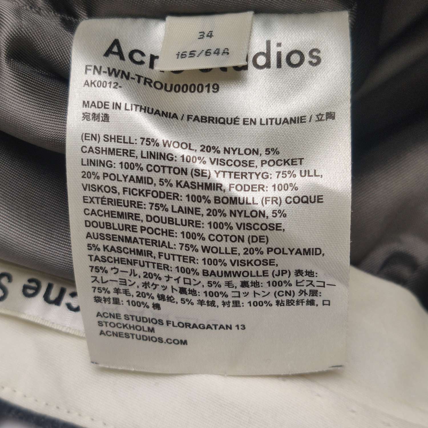 Acne Studios Acne Studios Women 26 Pants Size 26" / US 2 / IT 38 - 5 Thumbnail