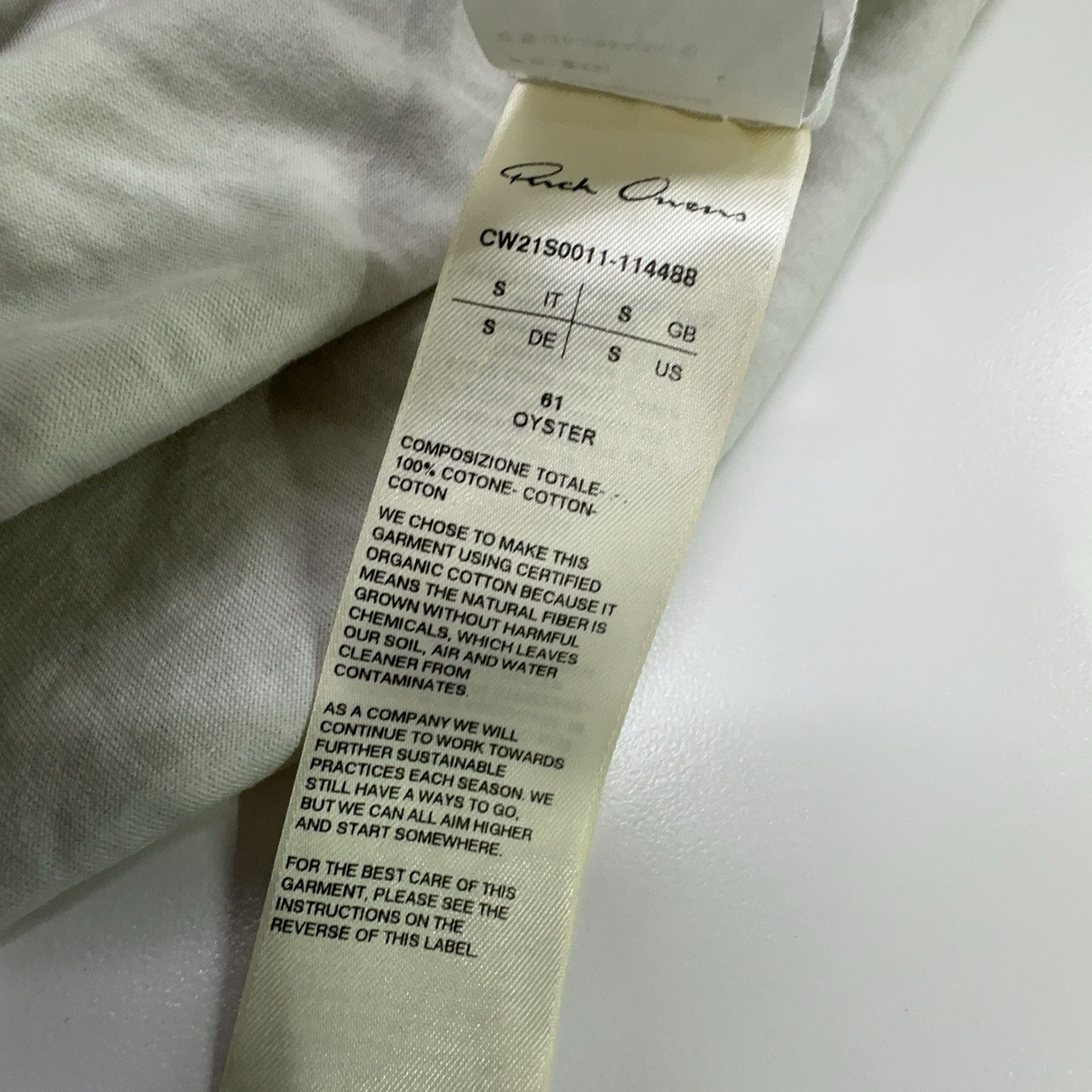 Rick Owens Rick Owens x Champion Oyster Bodysuit Size S Size S / US 4 / IT 40 - 6 Thumbnail