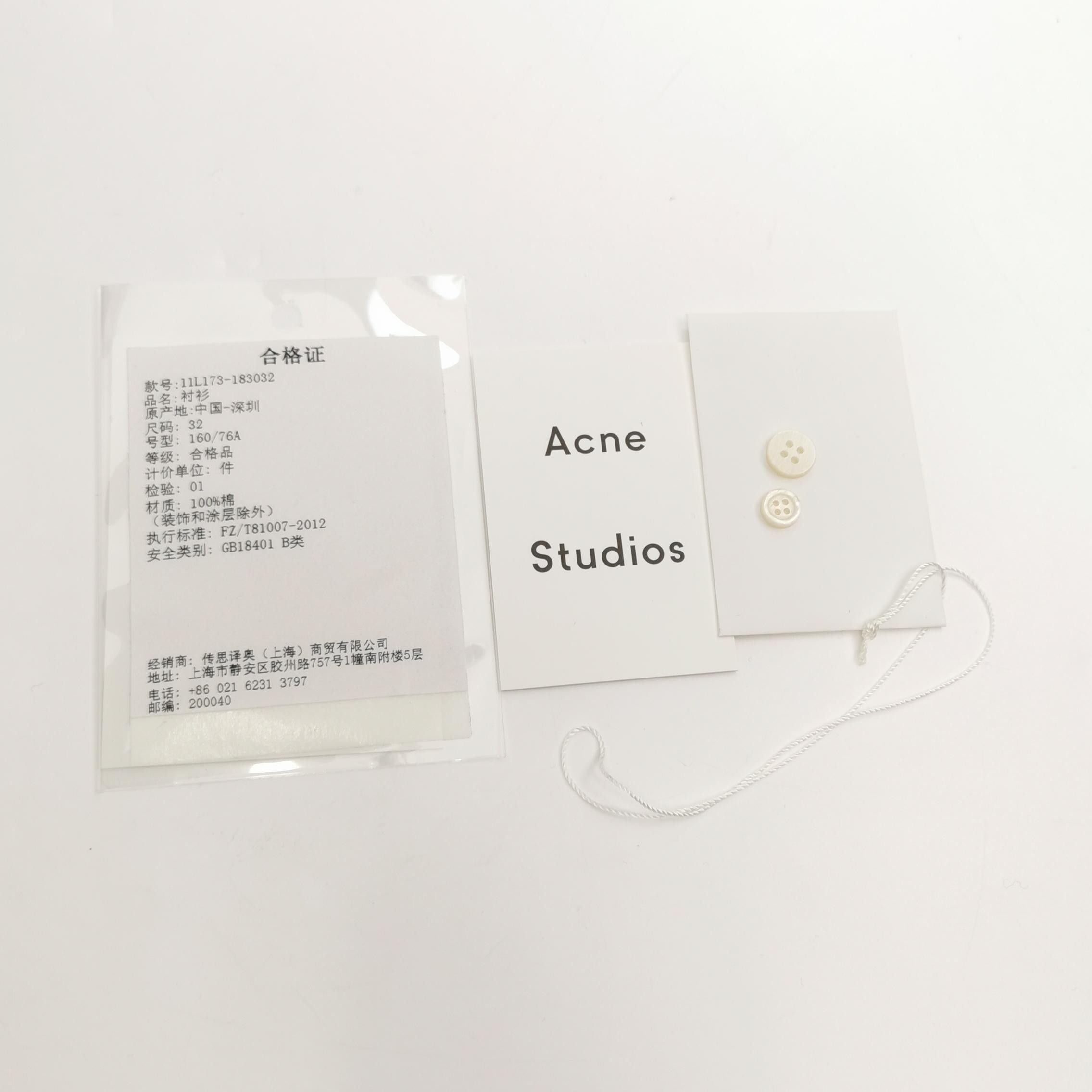 Acne Studios Acne Studios Women fr_32 Button Ups Size XXS / US 00 / IT 34 - 3 Thumbnail