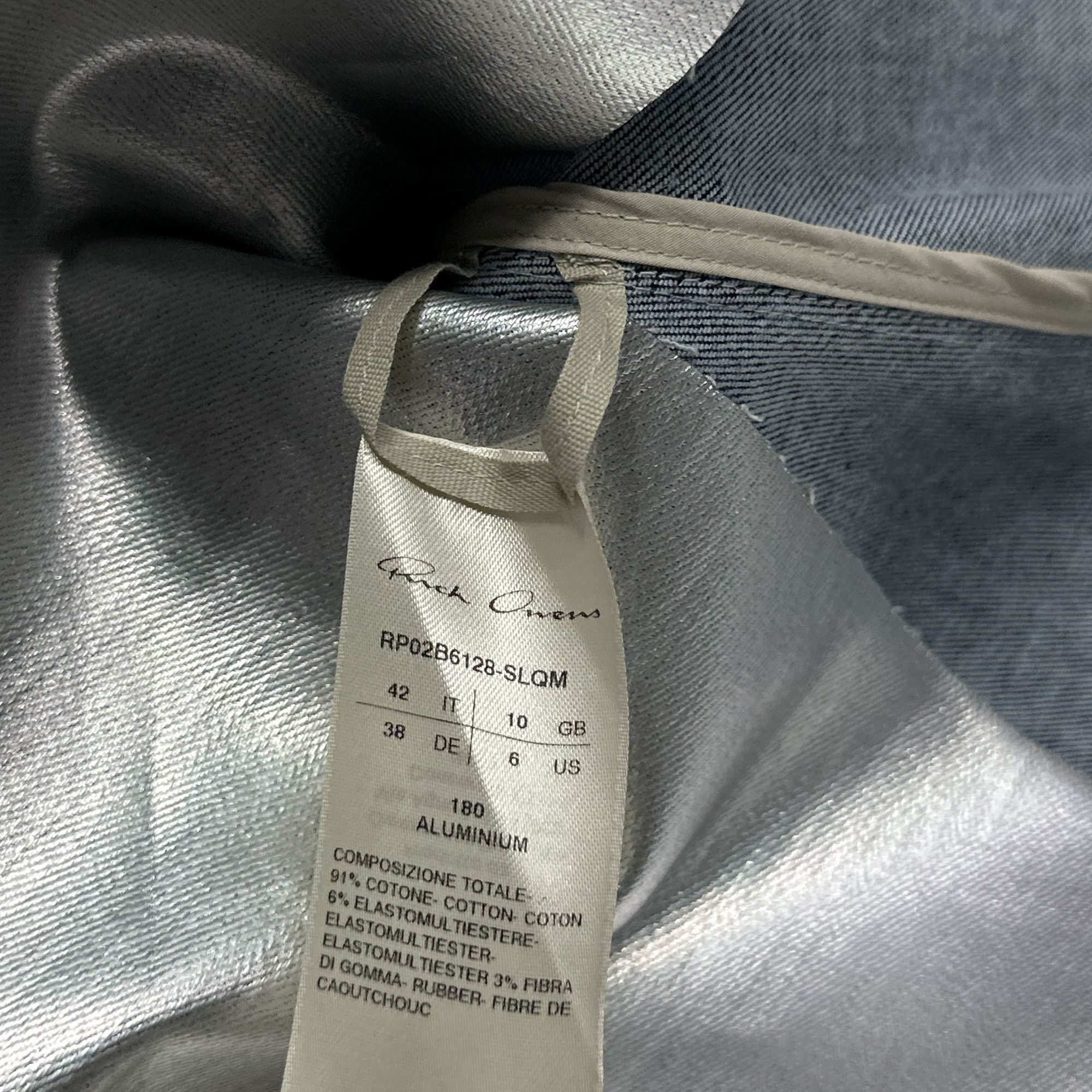 Rick Owens Rick Owens FW22 Silver Metallic Tank Top IT 42 Size M / US 6-8 / IT 42-44 - 4 Thumbnail