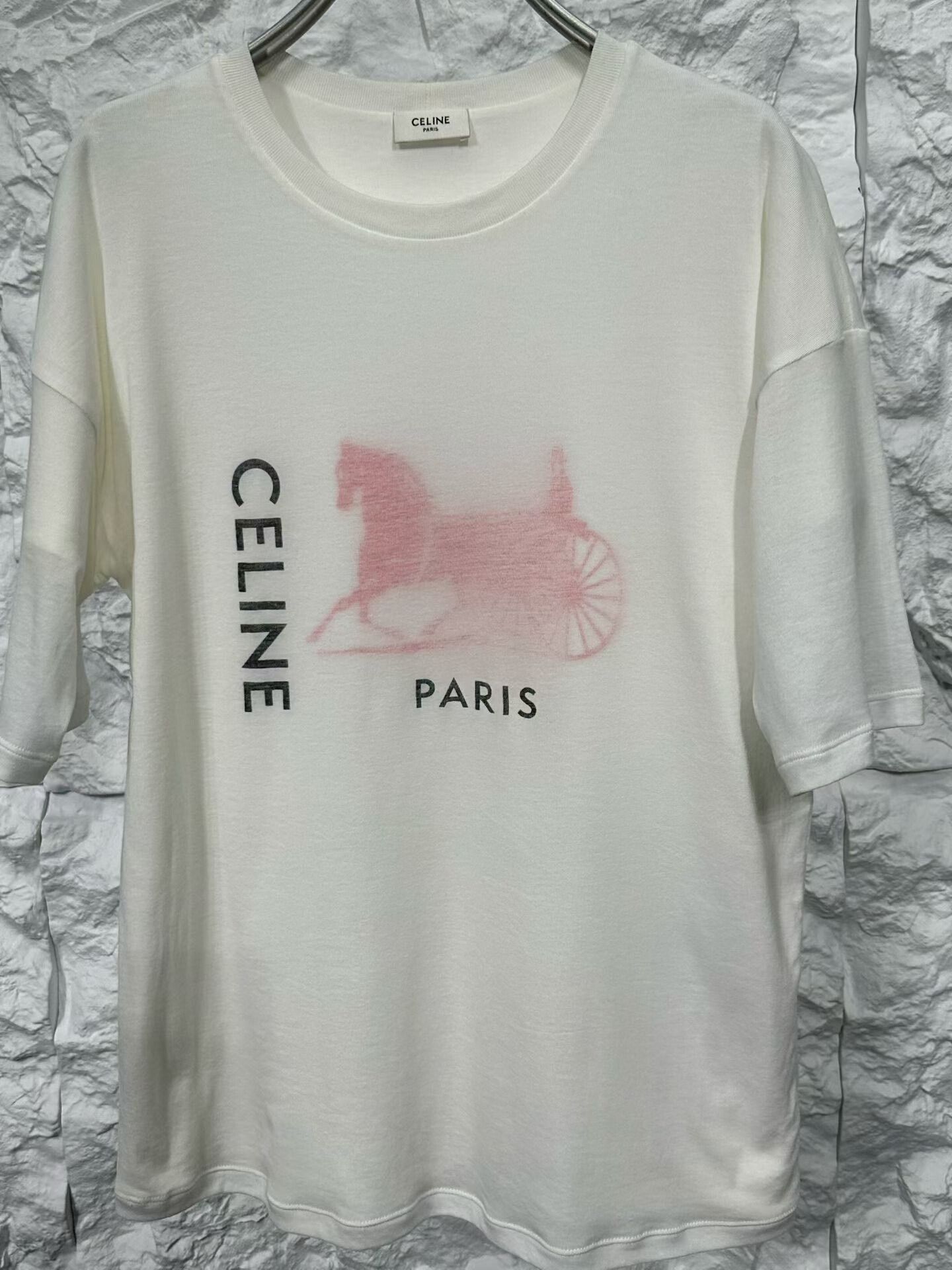 Celine CELINE Horse Carriage Graphic Logo T-Shirt XS Size US XS / EU 42 / 0 - 4 Thumbnail