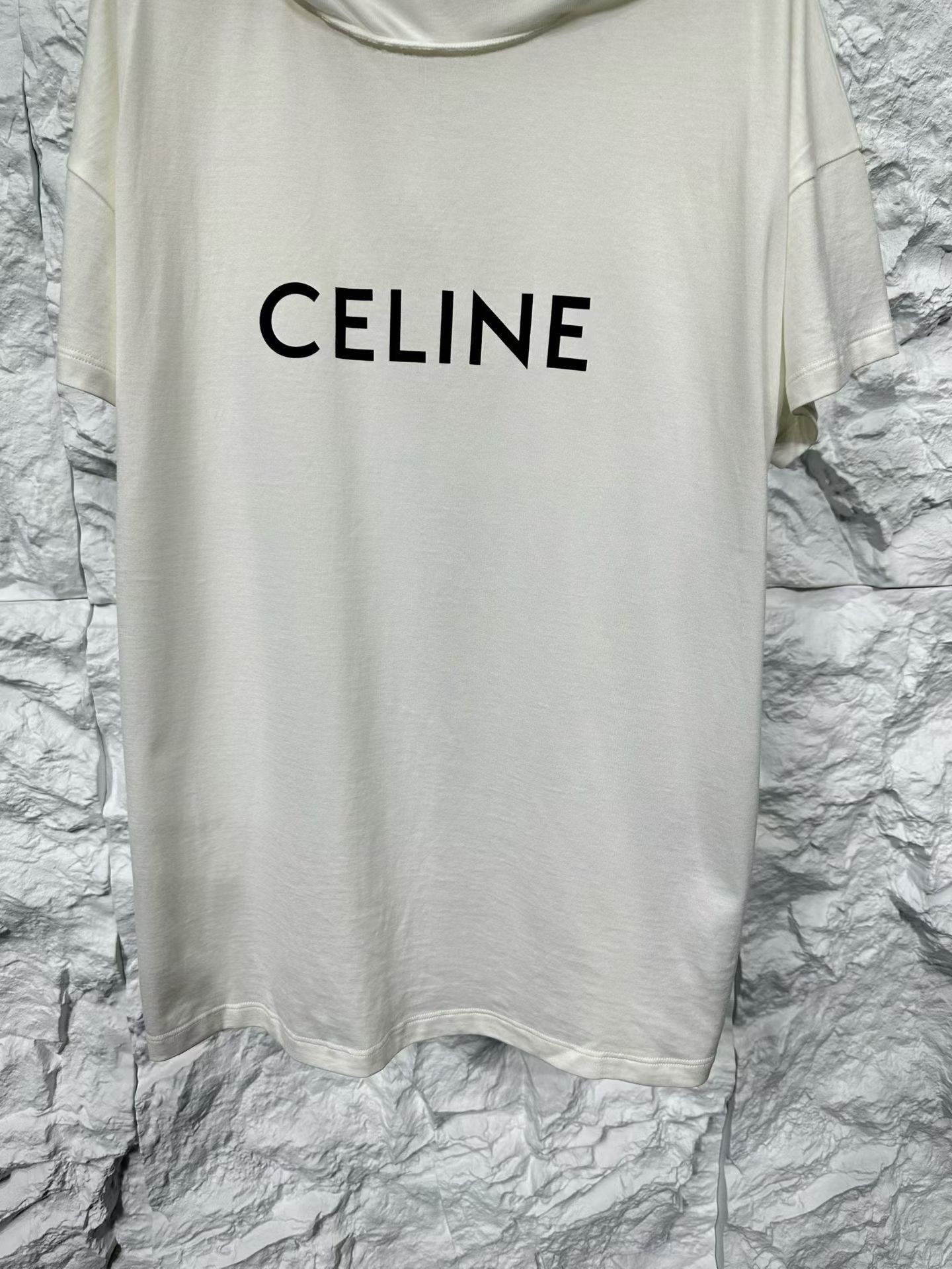 Celine Celine Logo Mesh T-Shirt US M Size US M / EU 48-50 / 2 - 5 Thumbnail