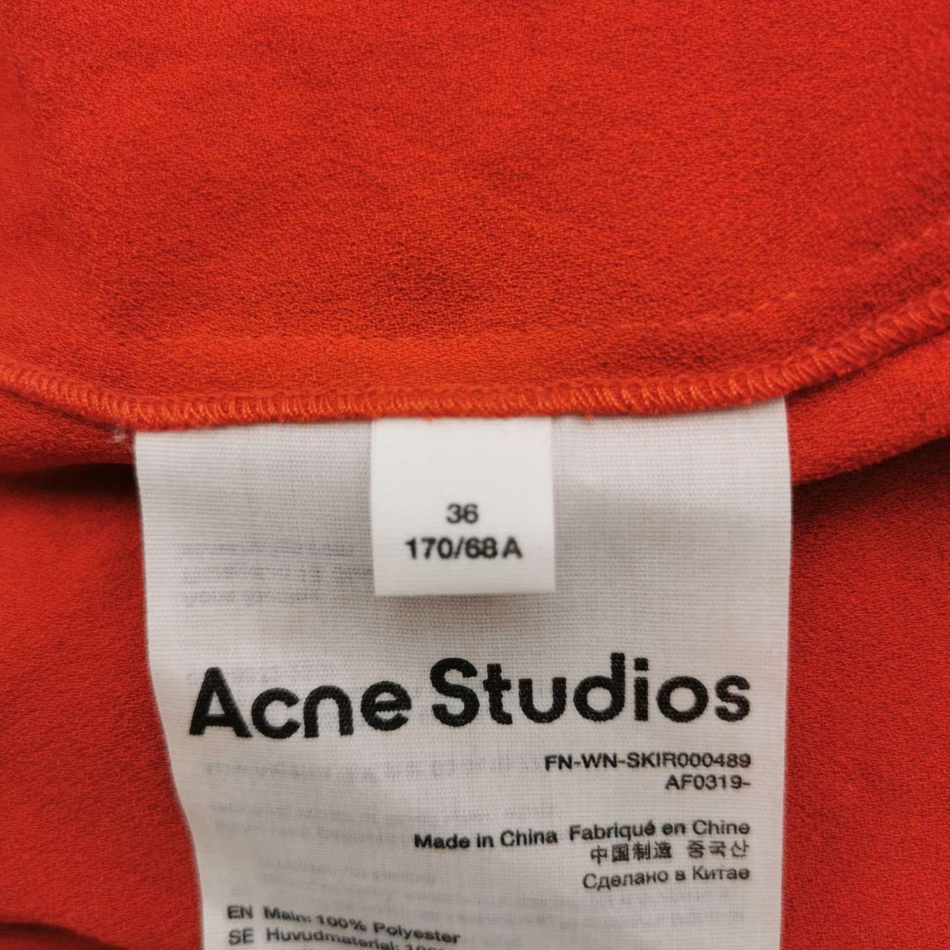Acne Studios Acne Studios Women 26 Midi Skirts Size 26" / US 2 / IT 38 - 5 Thumbnail