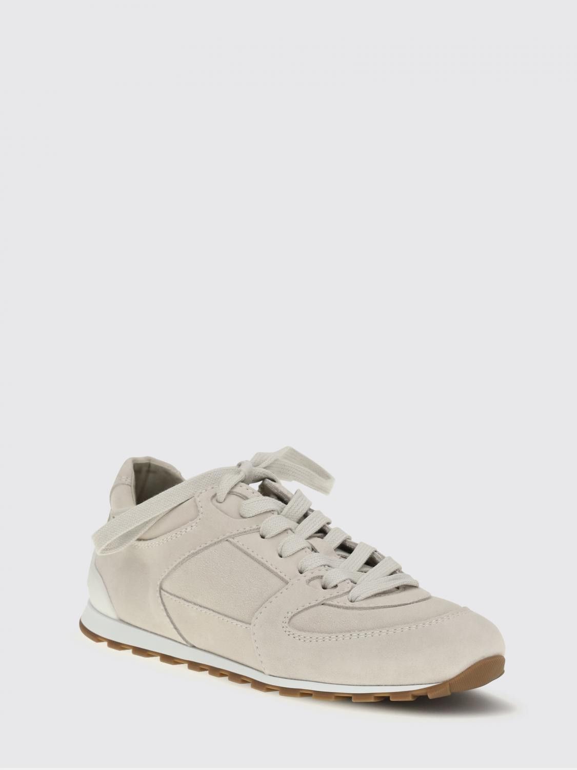 Brunello Cucinelli Brunello Cucinelli Sneakers Woman Ivory Size US 8 / IT 38 - 2 Thumbnail