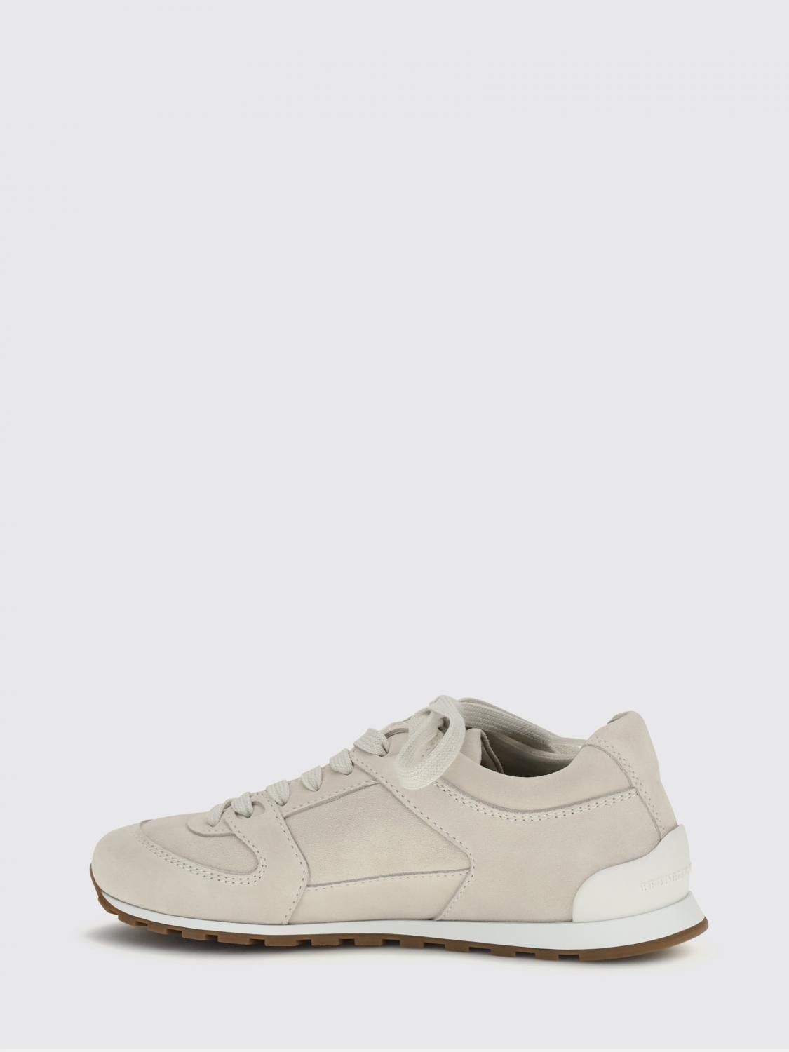 Brunello Cucinelli Brunello Cucinelli Sneakers Woman Ivory Size US 8 / IT 38 - 3 Thumbnail