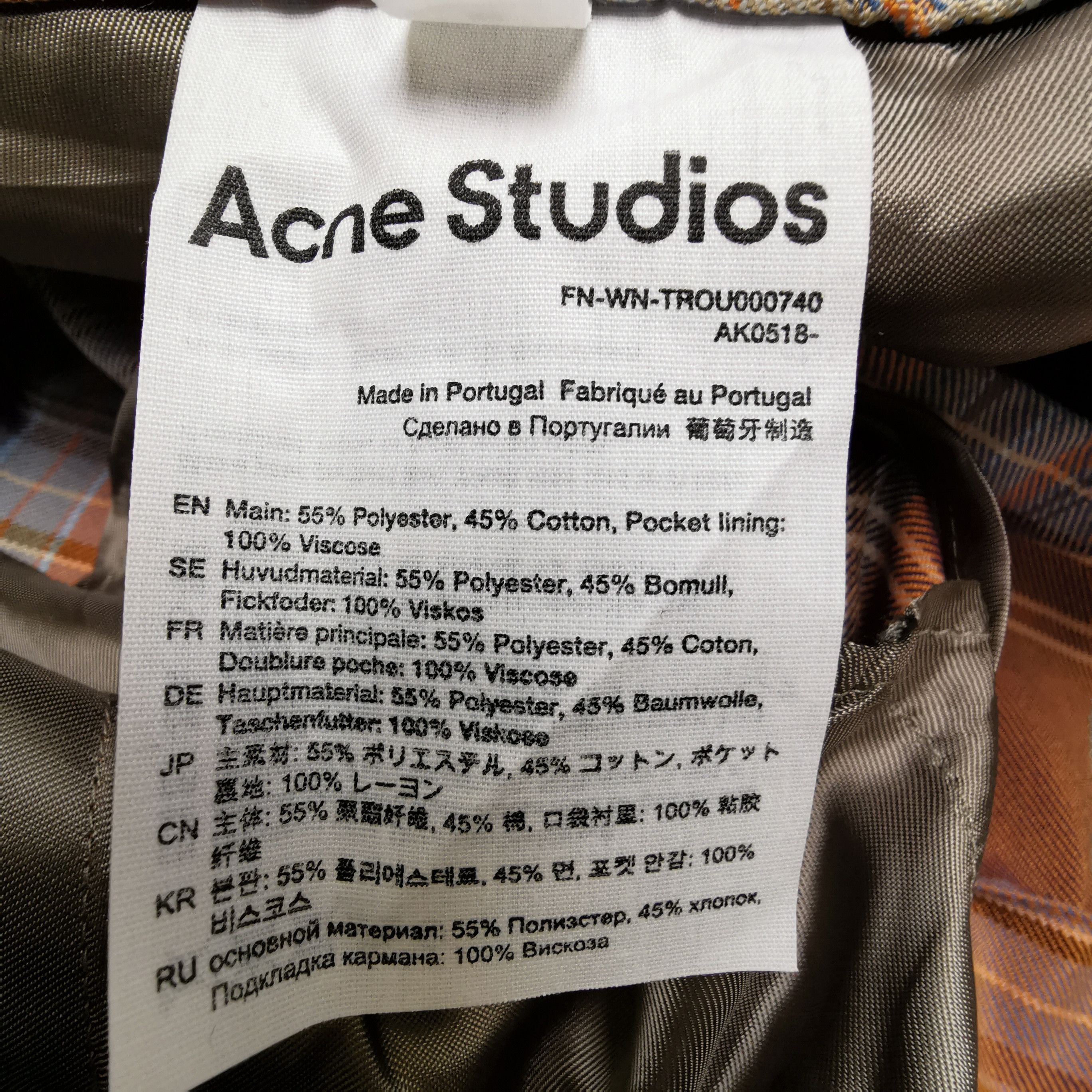 Acne Studios Acne Studios Women 34 Pants Size 34" / US 12 / IT 48 - 6 Thumbnail