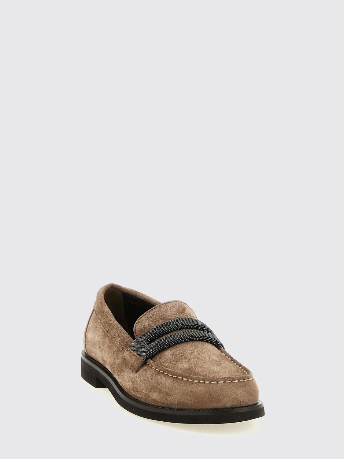 Brunello Cucinelli Brunello Cucinelli Loafer Woman Beige Size US 6 / IT 36 - 2 Thumbnail