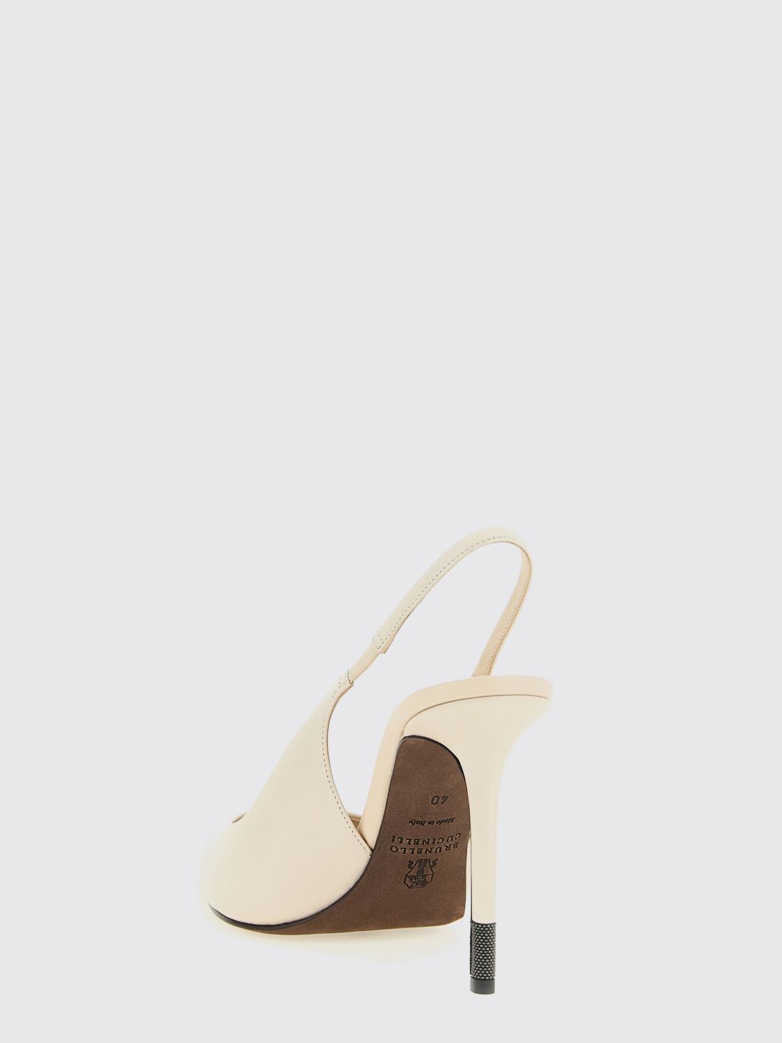 Brunello Cucinelli Brunello Cucinelli Pump Woman White Size US 10 / IT 40 - 3 Thumbnail
