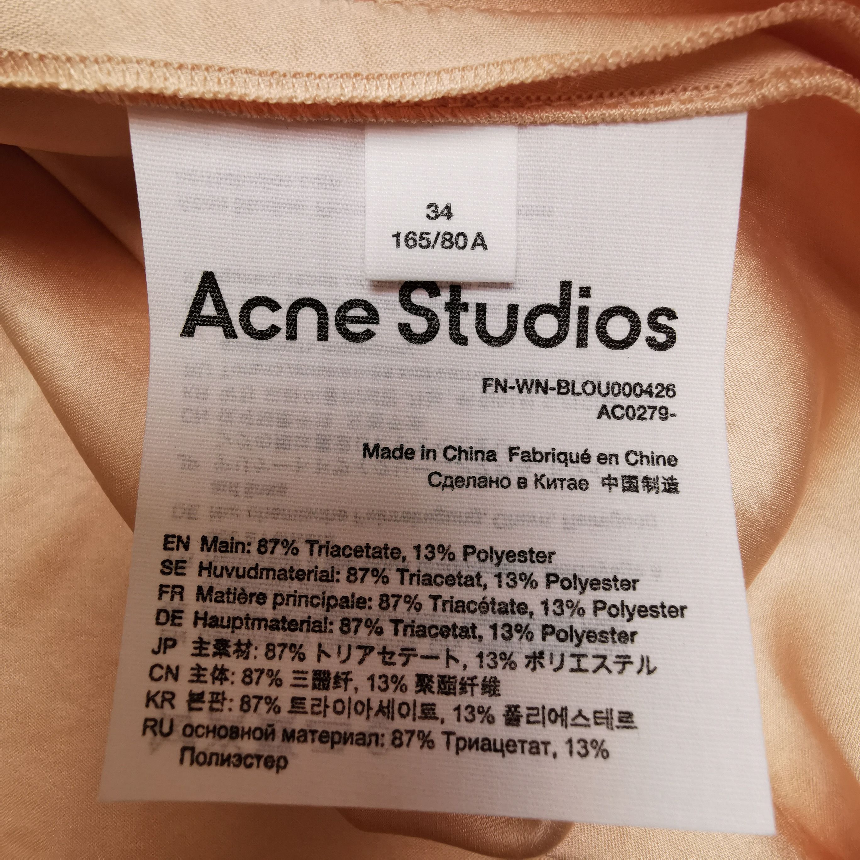 Acne Studios Acne Studios Women it_34 Button Ups Size XXS / US 00 / IT 34 - 6 Thumbnail