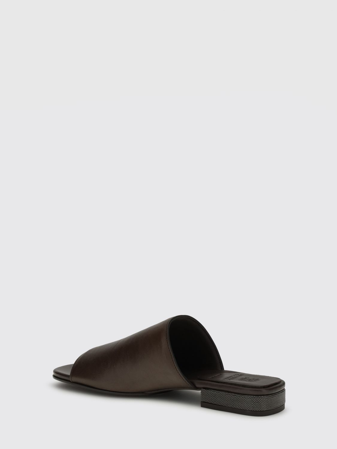 Brunello Cucinelli Brunello Cucinelli Heeled Sandal Woman Cocoa Size US 8 / IT 38 - 3 Thumbnail