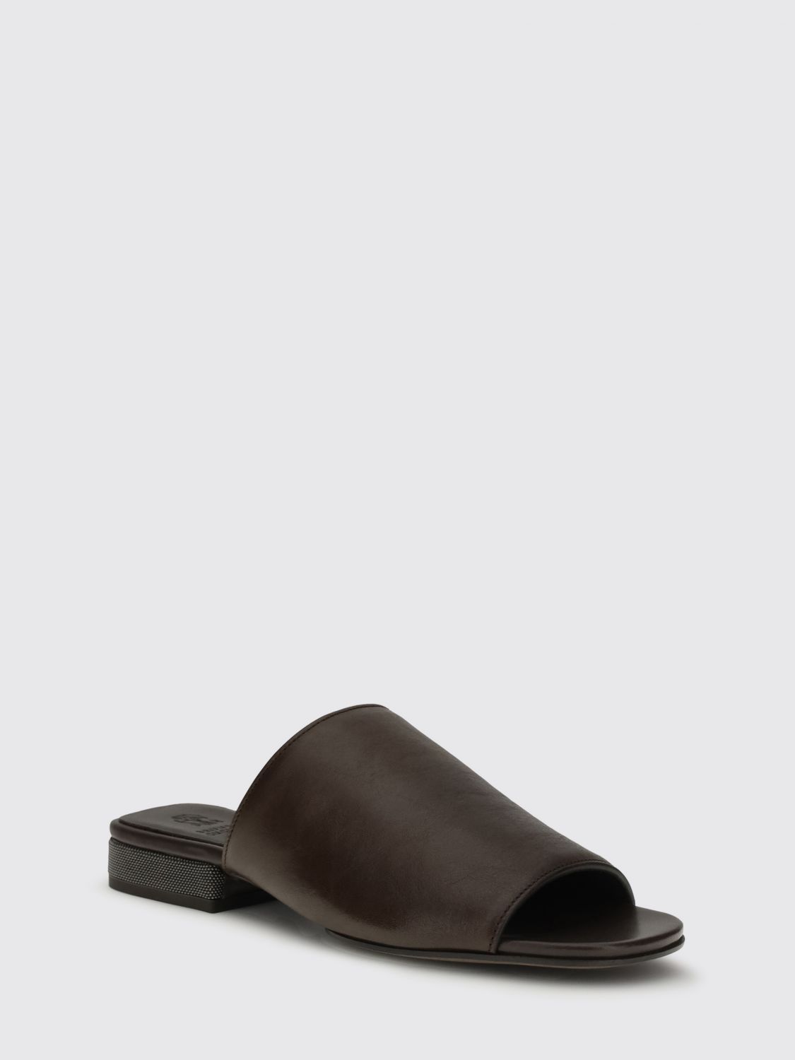 Brunello Cucinelli Brunello Cucinelli Heeled Sandal Woman Cocoa Size US 9 / IT 39 - 2 Thumbnail