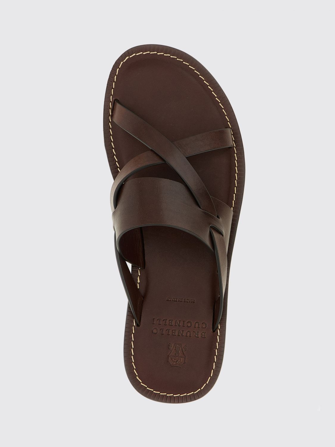 Brunello Cucinelli Brunello Cucinelli Sandals Men Brown Size US 9 / EU 42 - 4 Thumbnail
