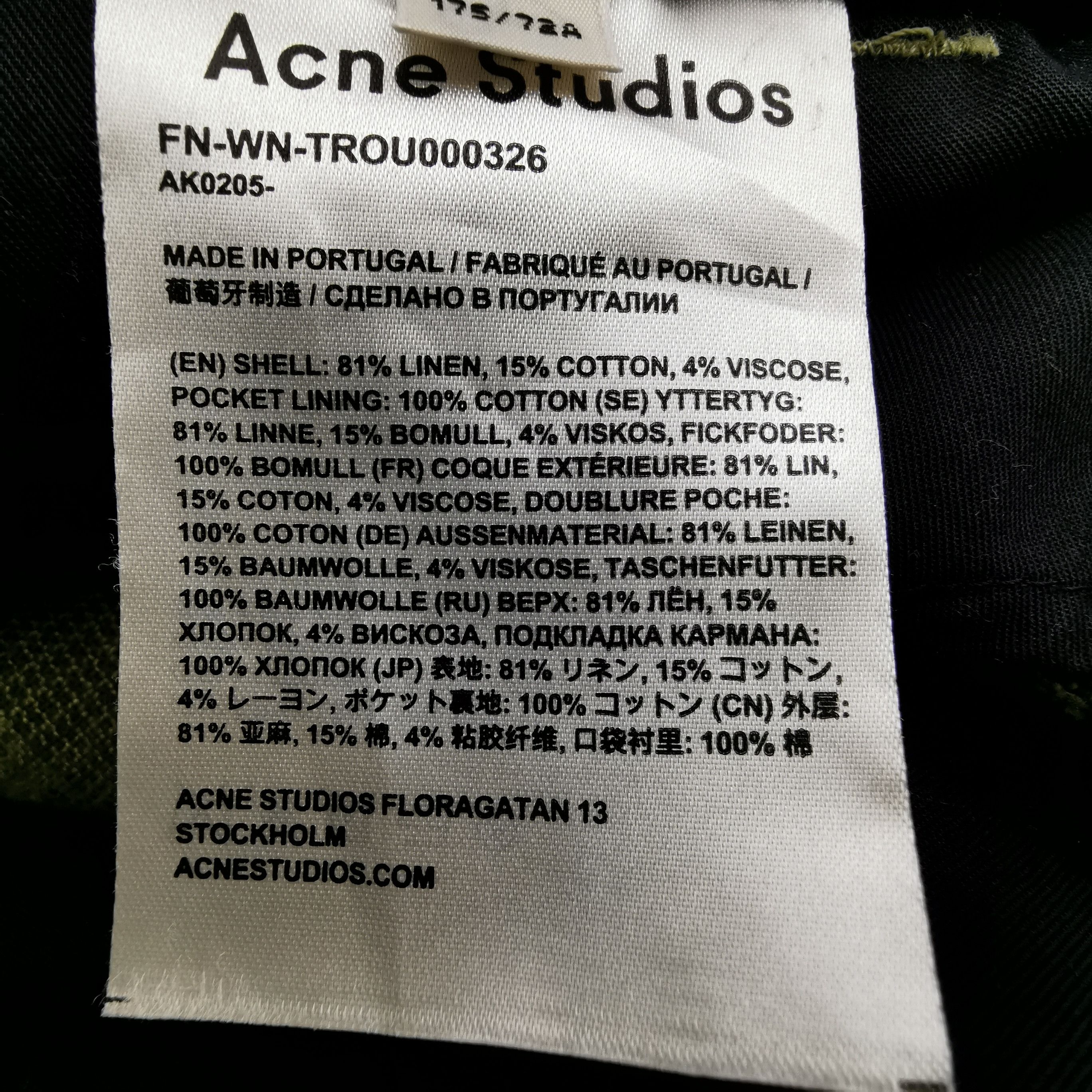Acne Studios Acne Studios Women 28 Pants Size 28" / US 6 / IT 42 - 6 Thumbnail