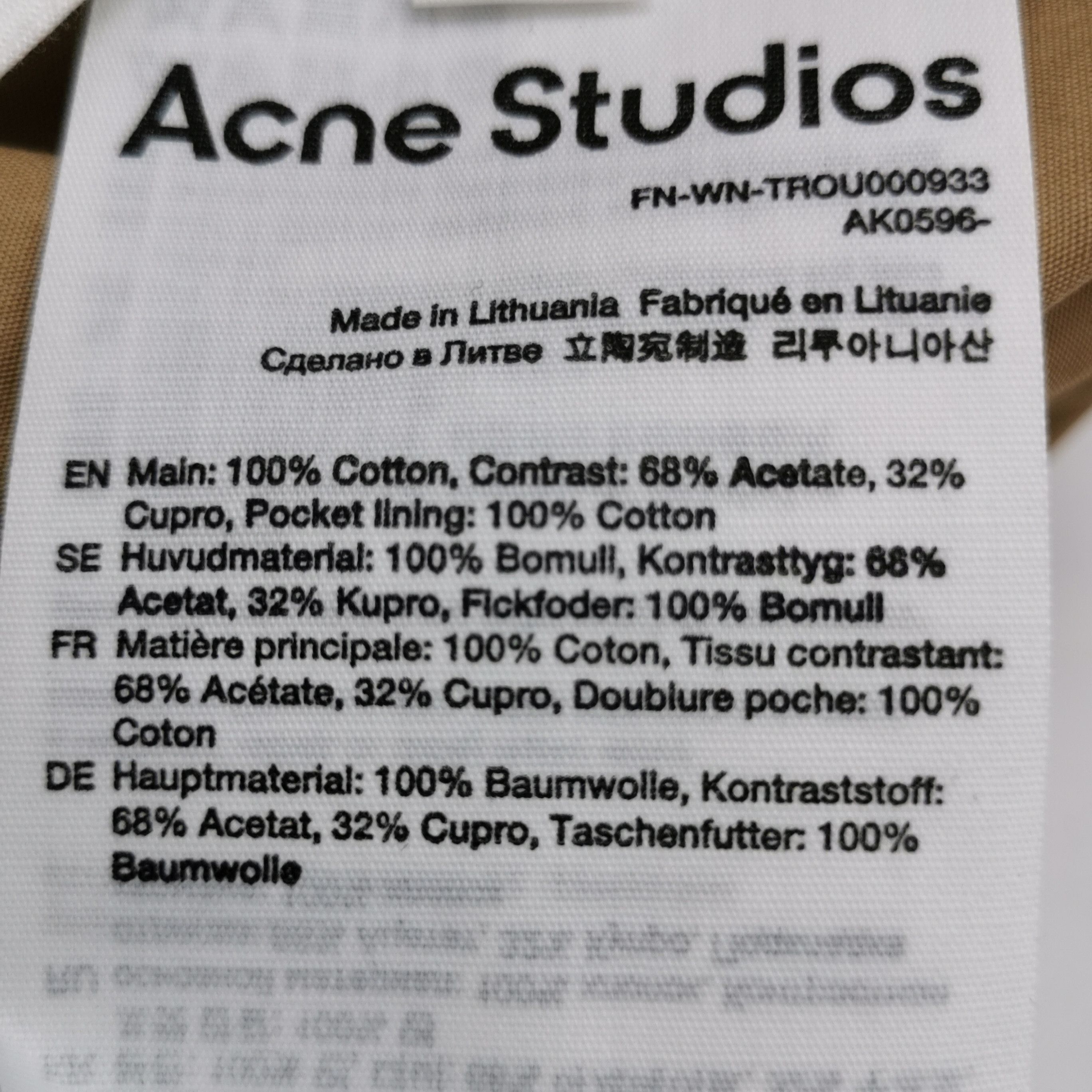 Acne Studios Acne Studios Women 34 Pants Size 34" / US 12 / IT 48 - 6 Thumbnail