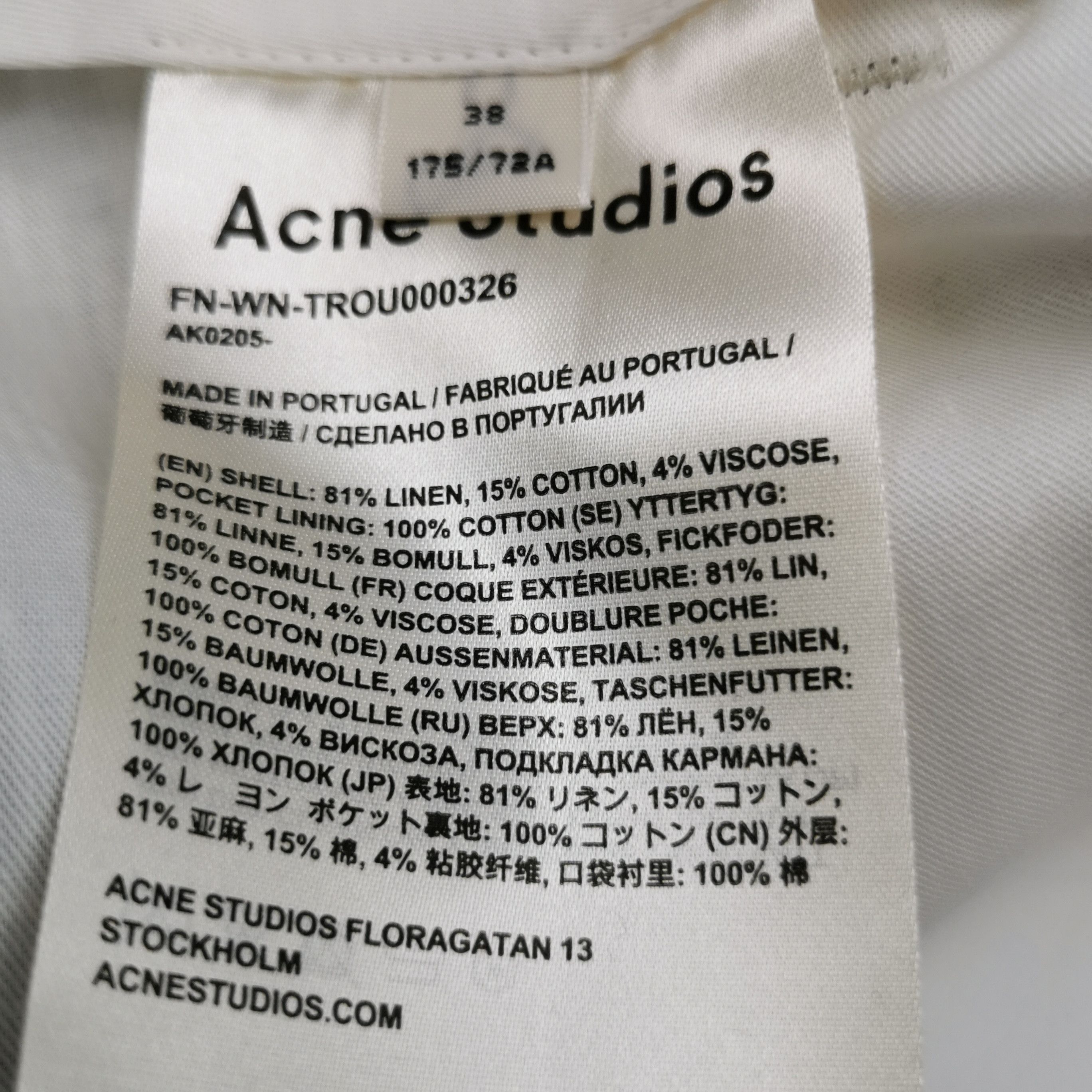 Acne Studios Acne Studios Women 28 Pants Size 28" / US 6 / IT 42 - 6 Thumbnail