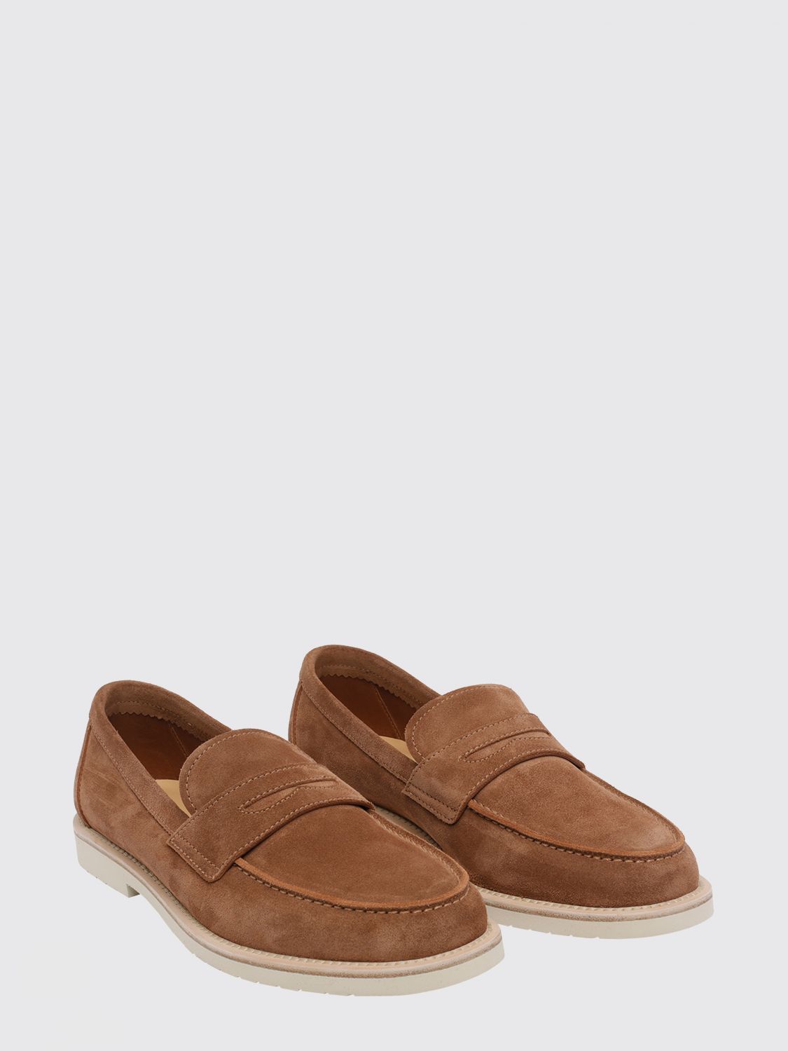 Brunello Cucinelli Brunello Cucinelli Loafers Men Brown Size US 12 / EU 45 - 2 Thumbnail