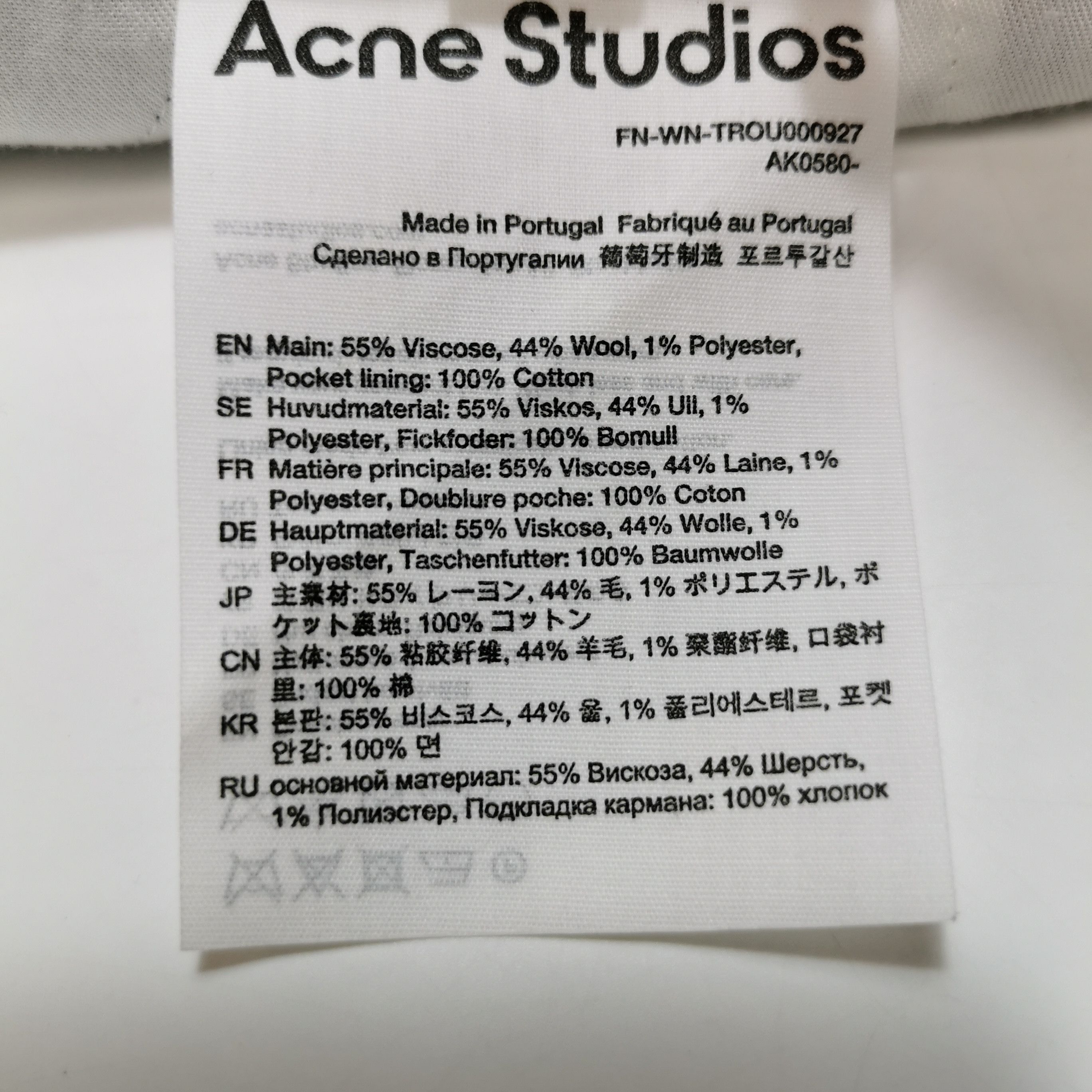 Acne Studios Acne Studios Women 26 Pants Size 26" / US 2 / IT 38 - 6 Thumbnail