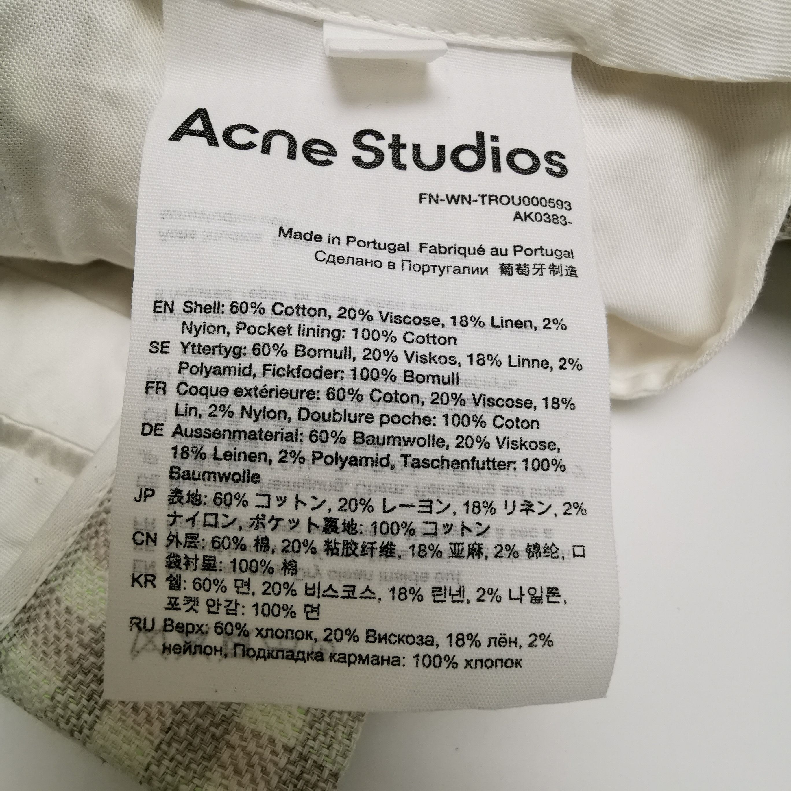 Acne Studios Acne Studios Women 34 Pants Size 34" / US 12 / IT 48 - 6 Thumbnail