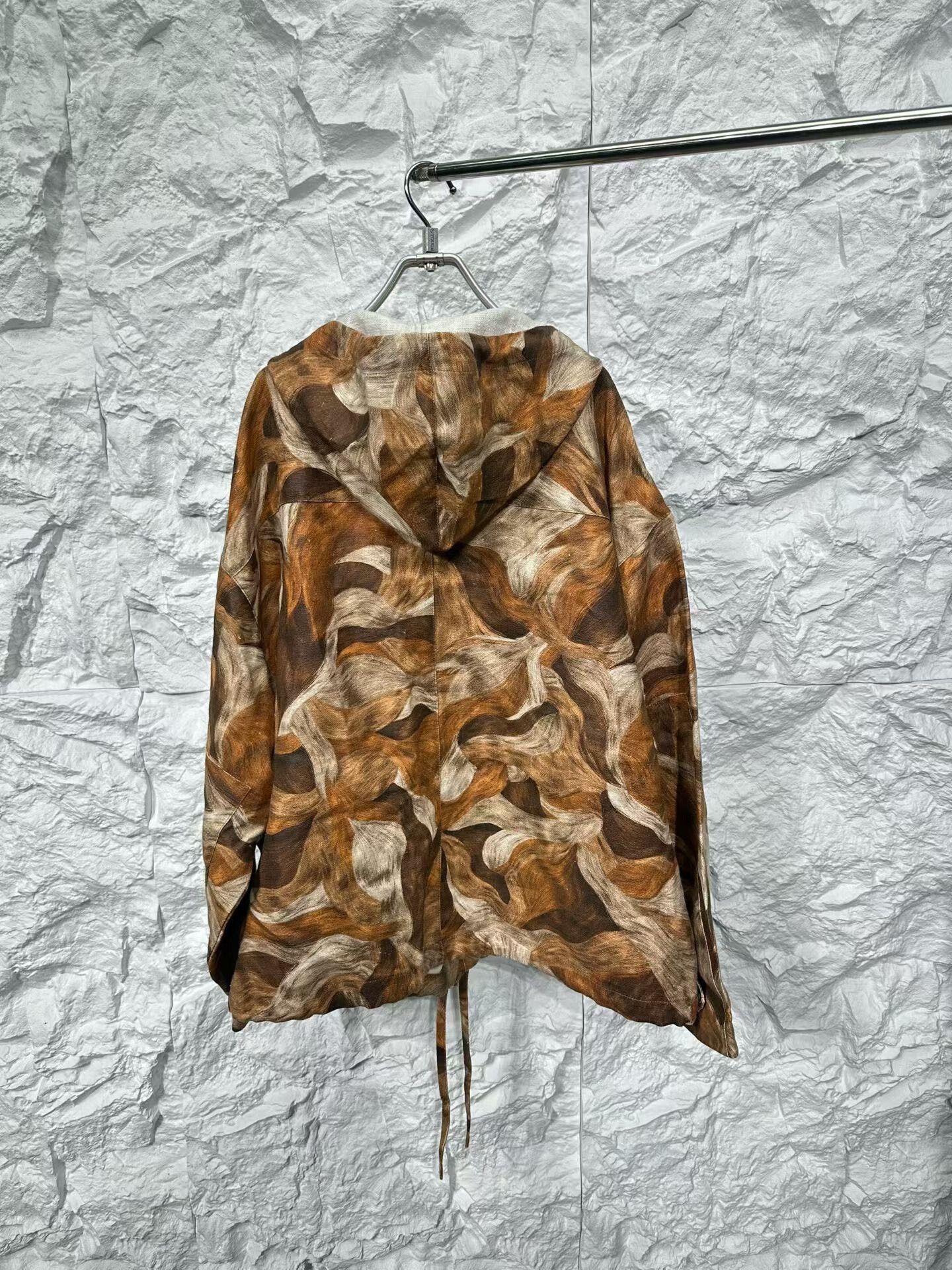 Givenchy Givenchy Leaf Camo Distressed Hooded Jacket 46 Size US S / EU 44-46 / 1 - 4 Thumbnail