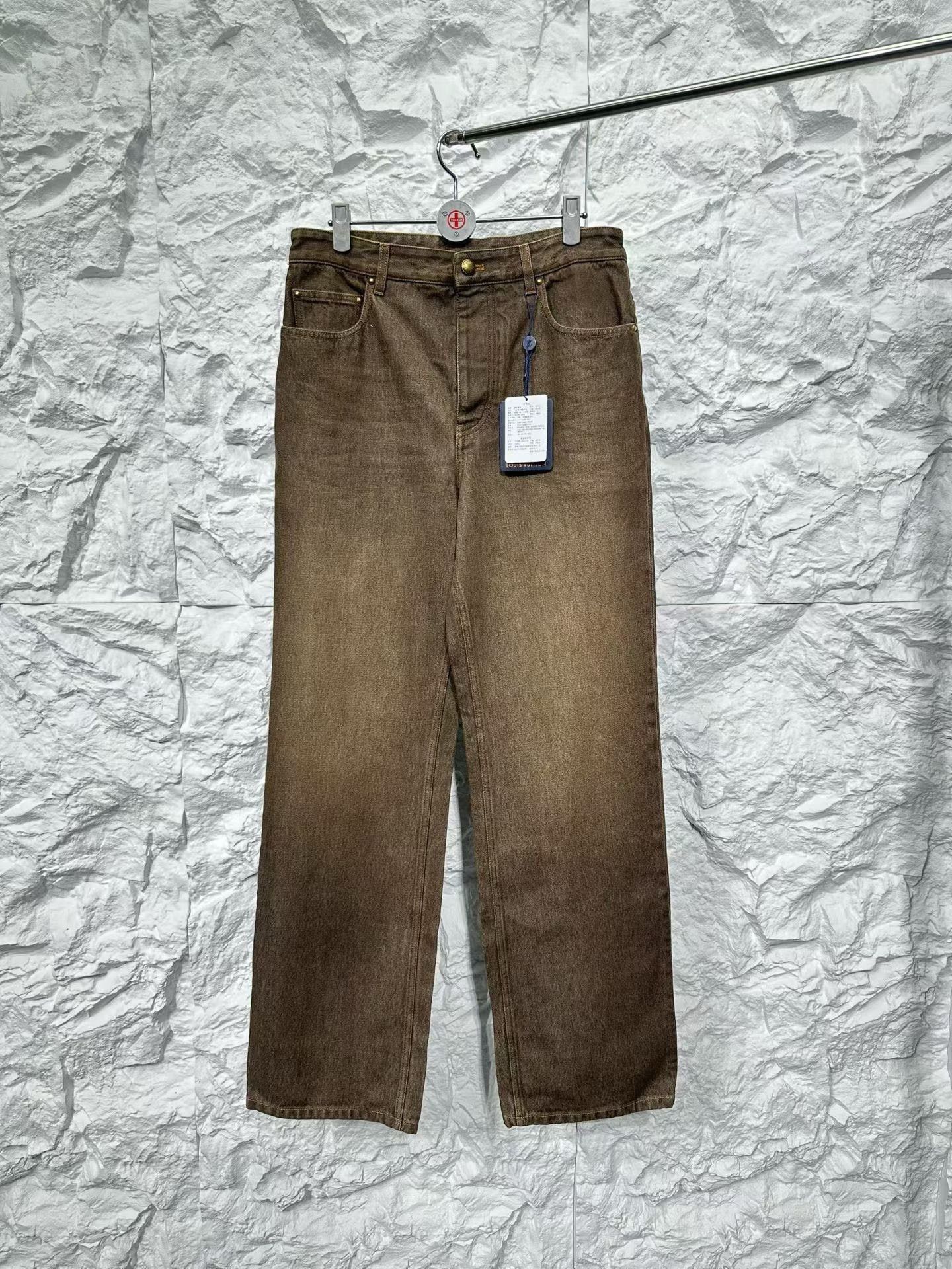 Louis Vuitton Louis Vuitton Washed Bronze Denim Jeans 30 Size US 30 / EU 46 - 2 Thumbnail