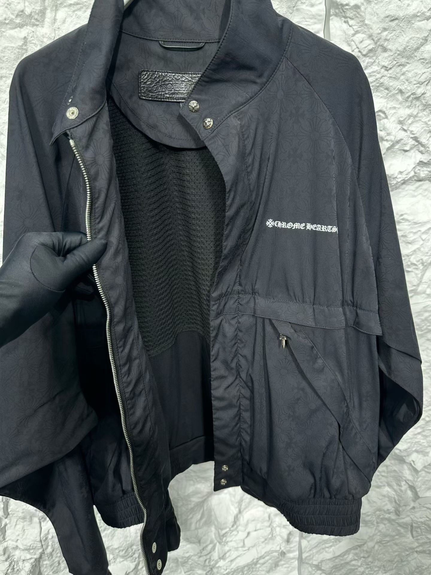 Chrome Hearts Chrome Hearts Tonal Allover Logo Sanskrit Jacket L Size US L / EU 52-54 / 3 - 6 Thumbnail