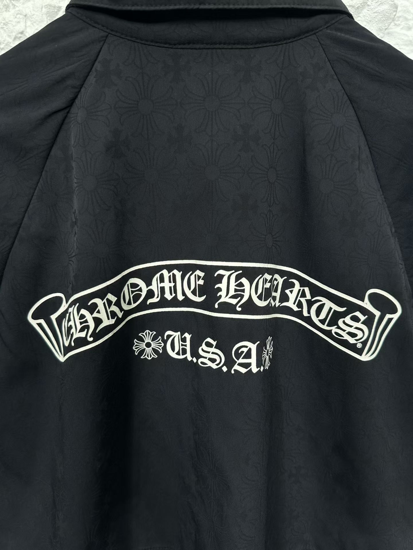 Chrome Hearts Chrome Hearts Tonal Allover Logo Sanskrit Jacket L Size US L / EU 52-54 / 3 - 5 Thumbnail