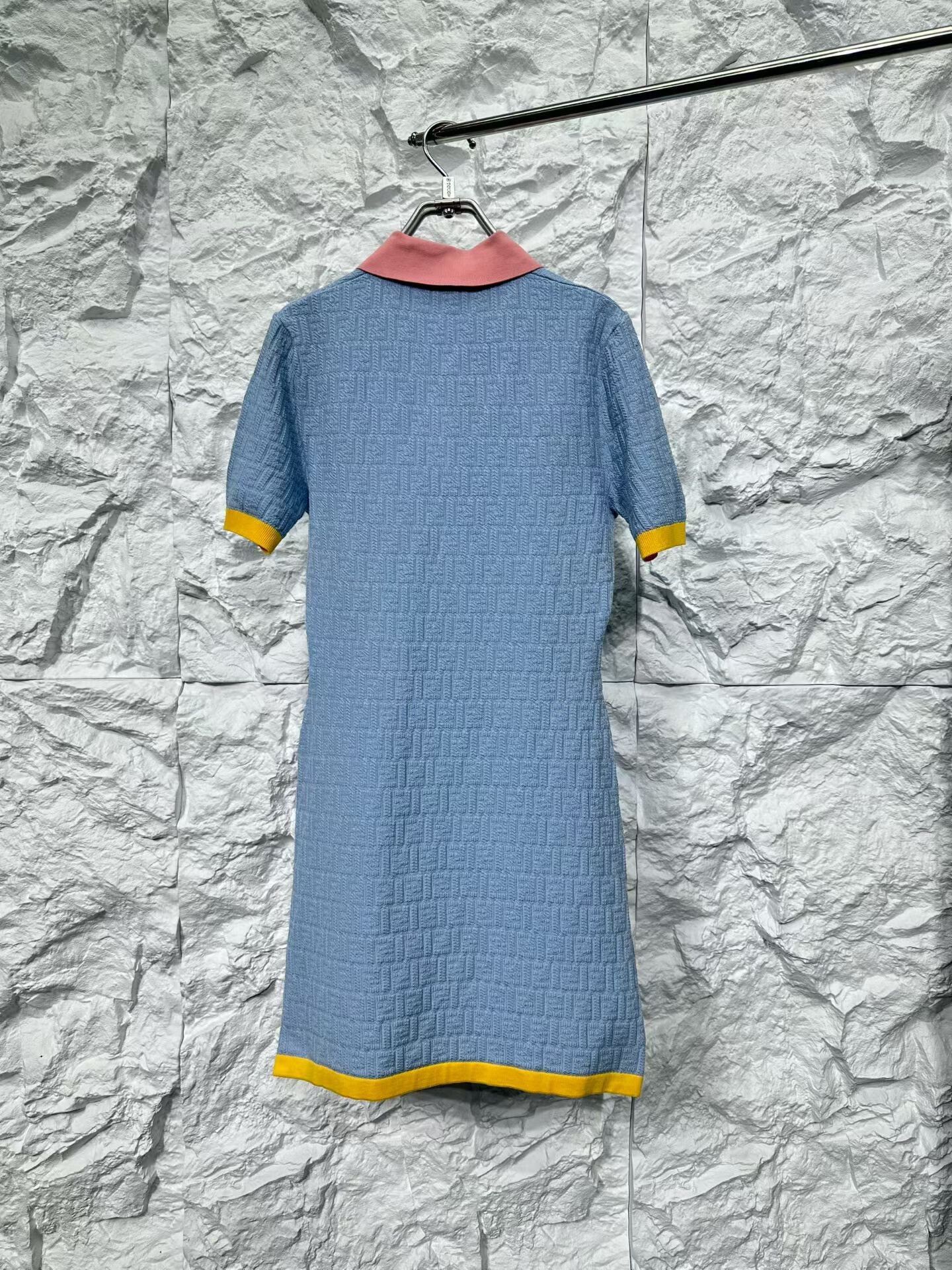 Fendi Fendi FF Embossed Logo Polo Mini Dress IT 40 Size S / US 4 / IT 40 - 3 Thumbnail