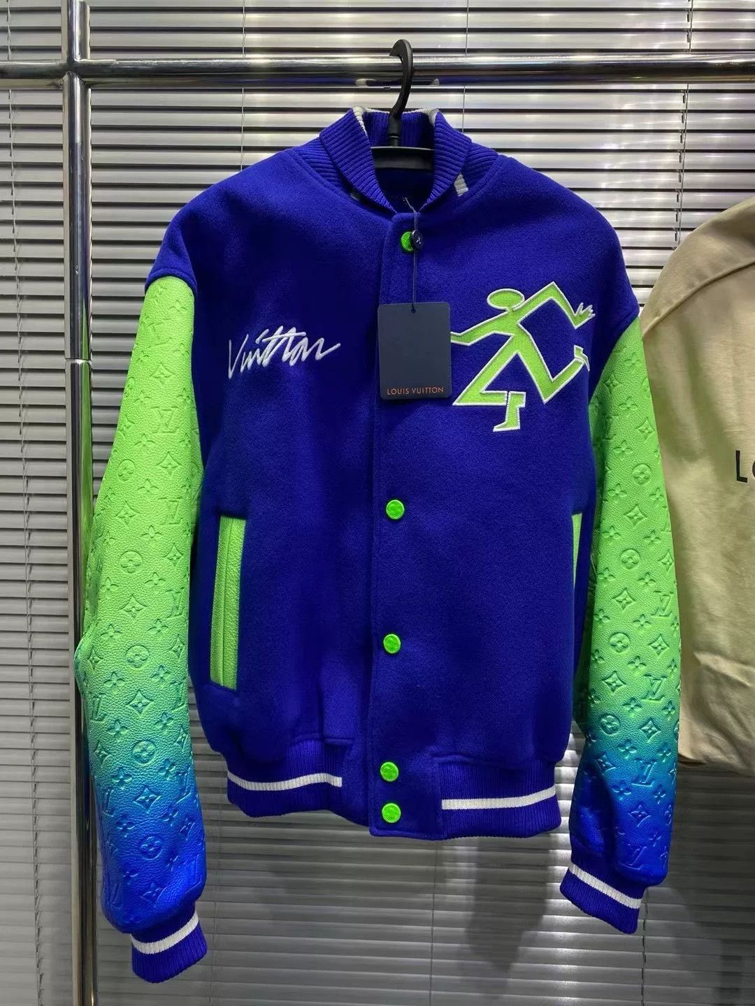 Louis Vuitton Louis Vuitton Gradient Leather Varsity Jacket Size 46 Size US S / EU 44-46 / 1 - 4 Thumbnail