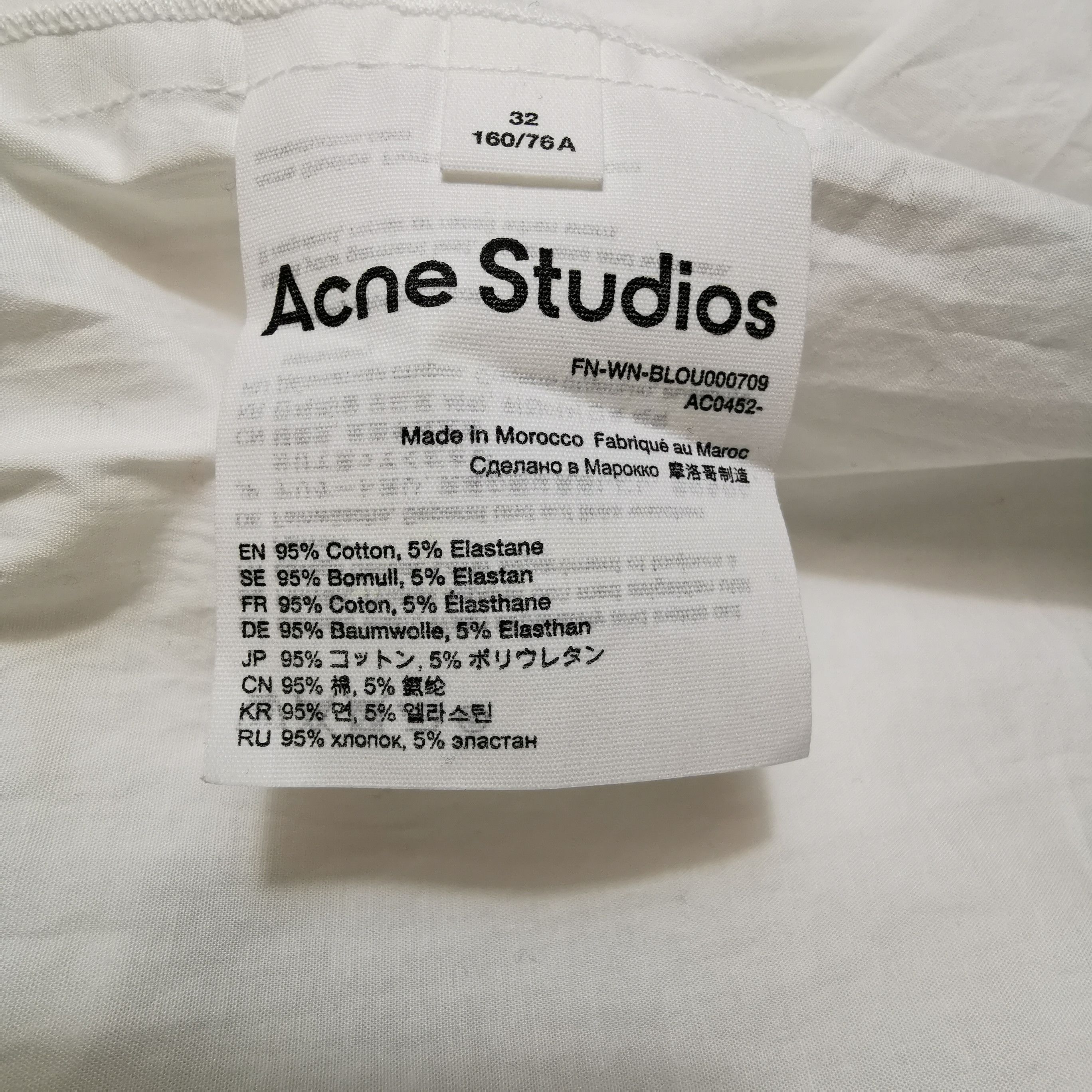 Acne Studios Acne Studios Women fr_32 Button Ups Size XXS / US 00 / IT 34 - 6 Thumbnail