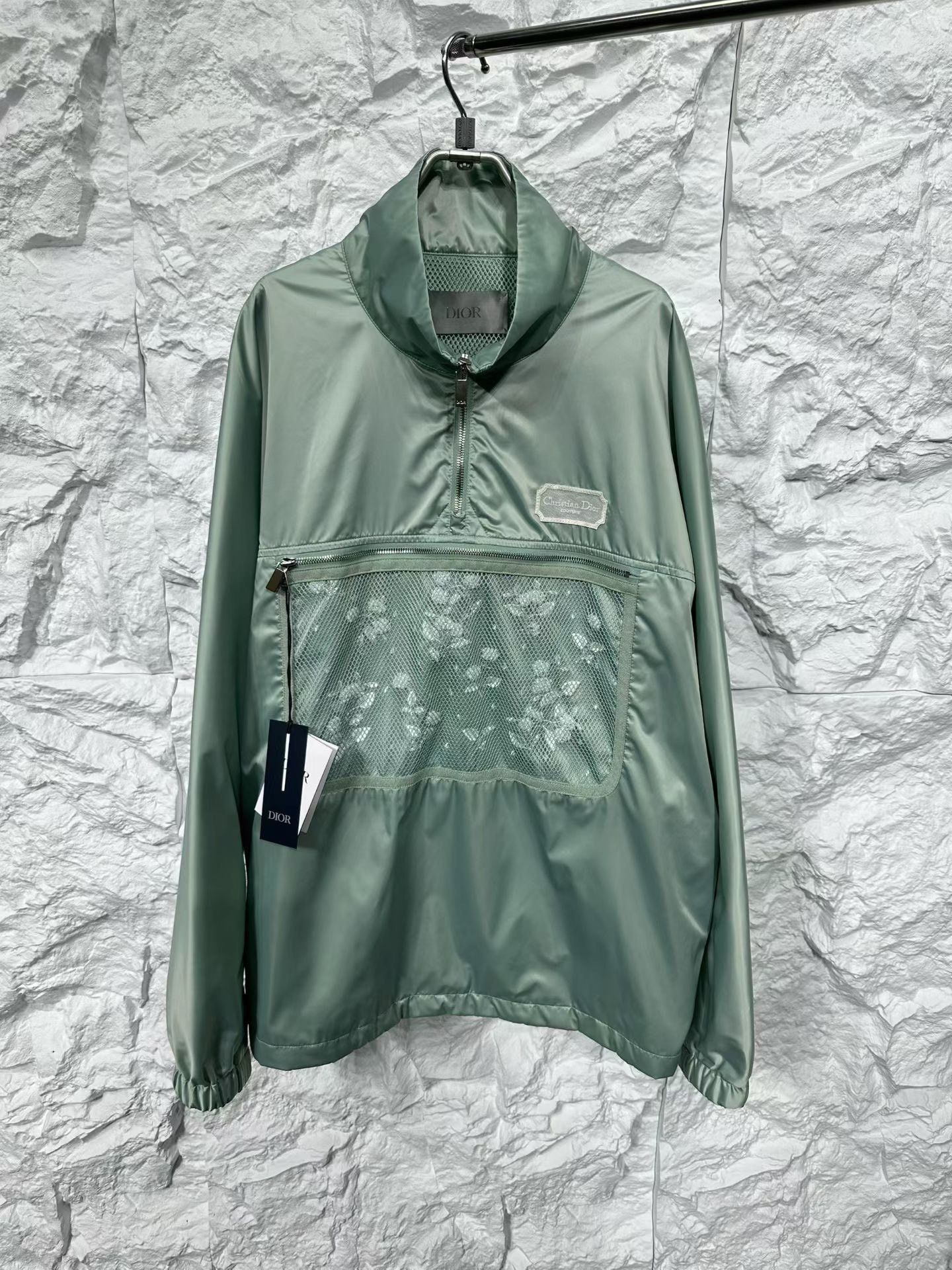 Dior Dior Mesh Pocket Half-Zip Jacket Size 52 Size US L / EU 52-54 / 3 - 2 Thumbnail