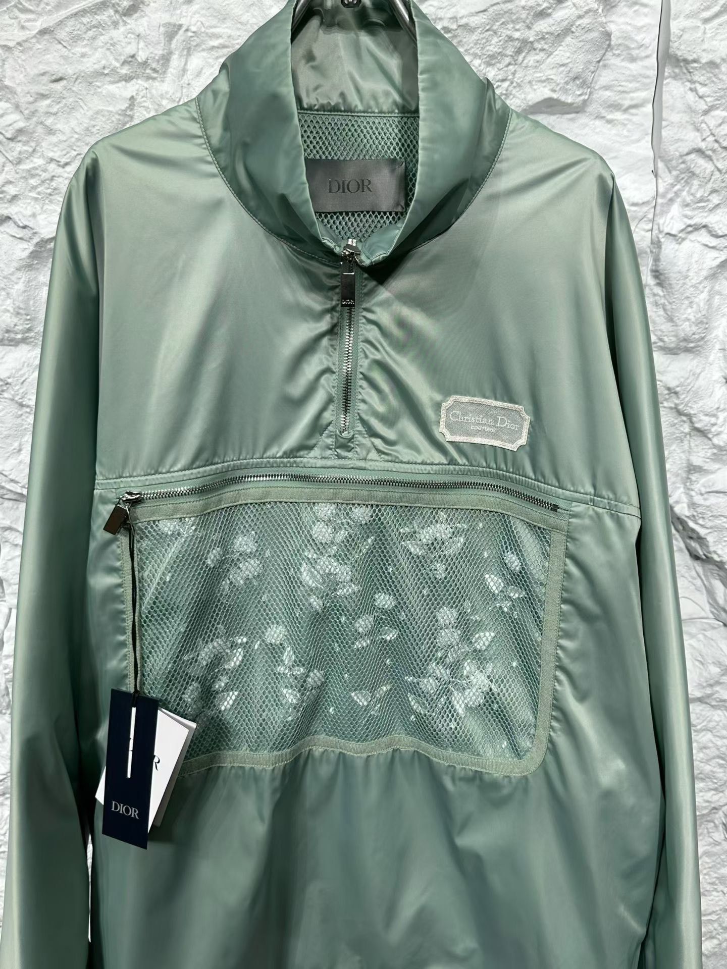 Dior Dior Mesh Pocket Half-Zip Jacket Size 52 Size US L / EU 52-54 / 3 - 4 Thumbnail
