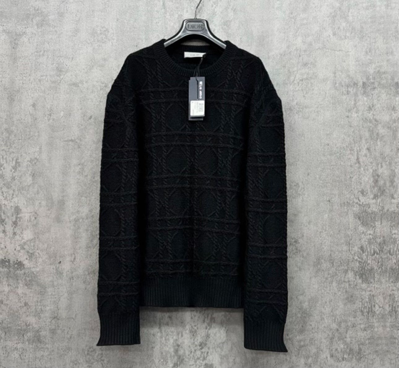 Dior Dior Cannage Cashmere Crewneck Sweater XL Size US XL / EU 56 / 4 - 2 Thumbnail