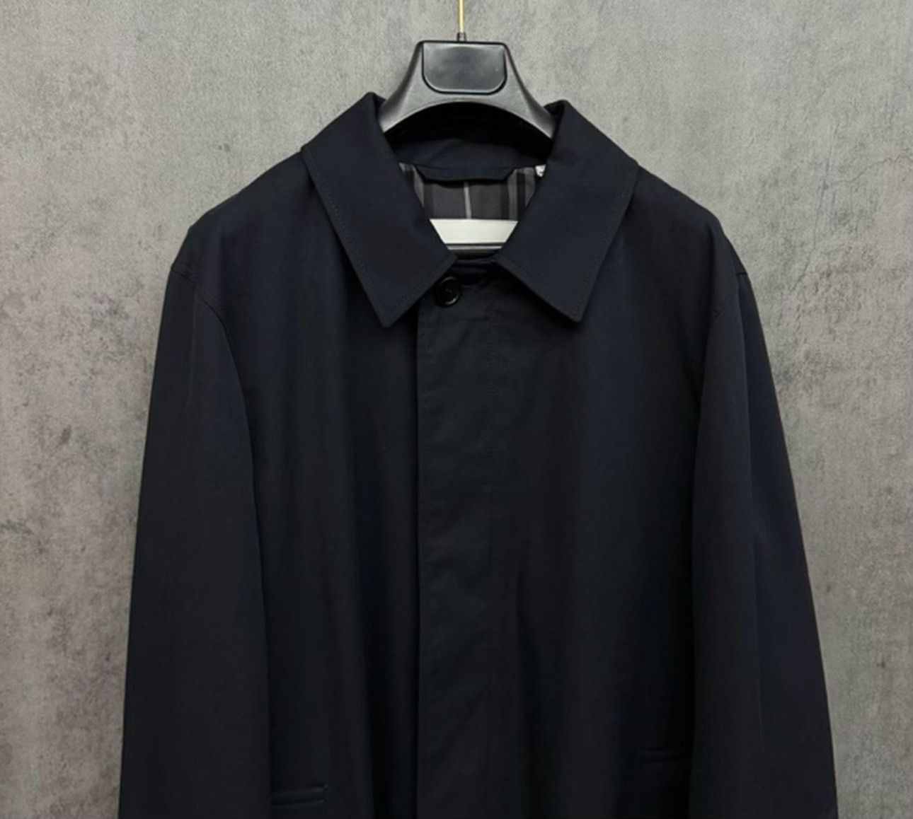 Burberry Burberry Gray Check Lined Trench Coat Size 52 Size US L / EU 52-54 / 3 - 4 Thumbnail