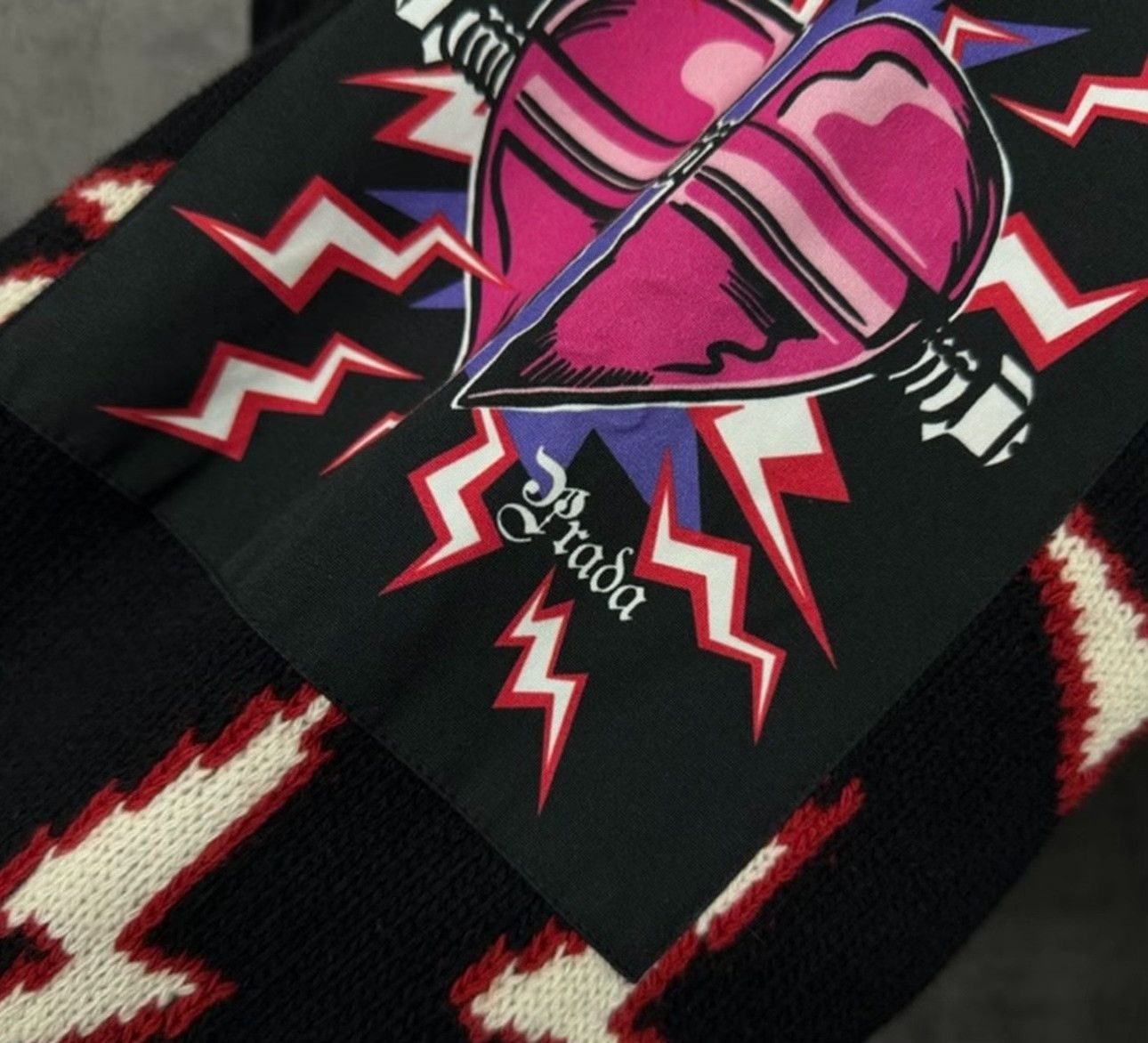 Prada Prada Frankenstein Lightning Sweater 44 Size US S / EU 44-46 / 1 - 5 Thumbnail