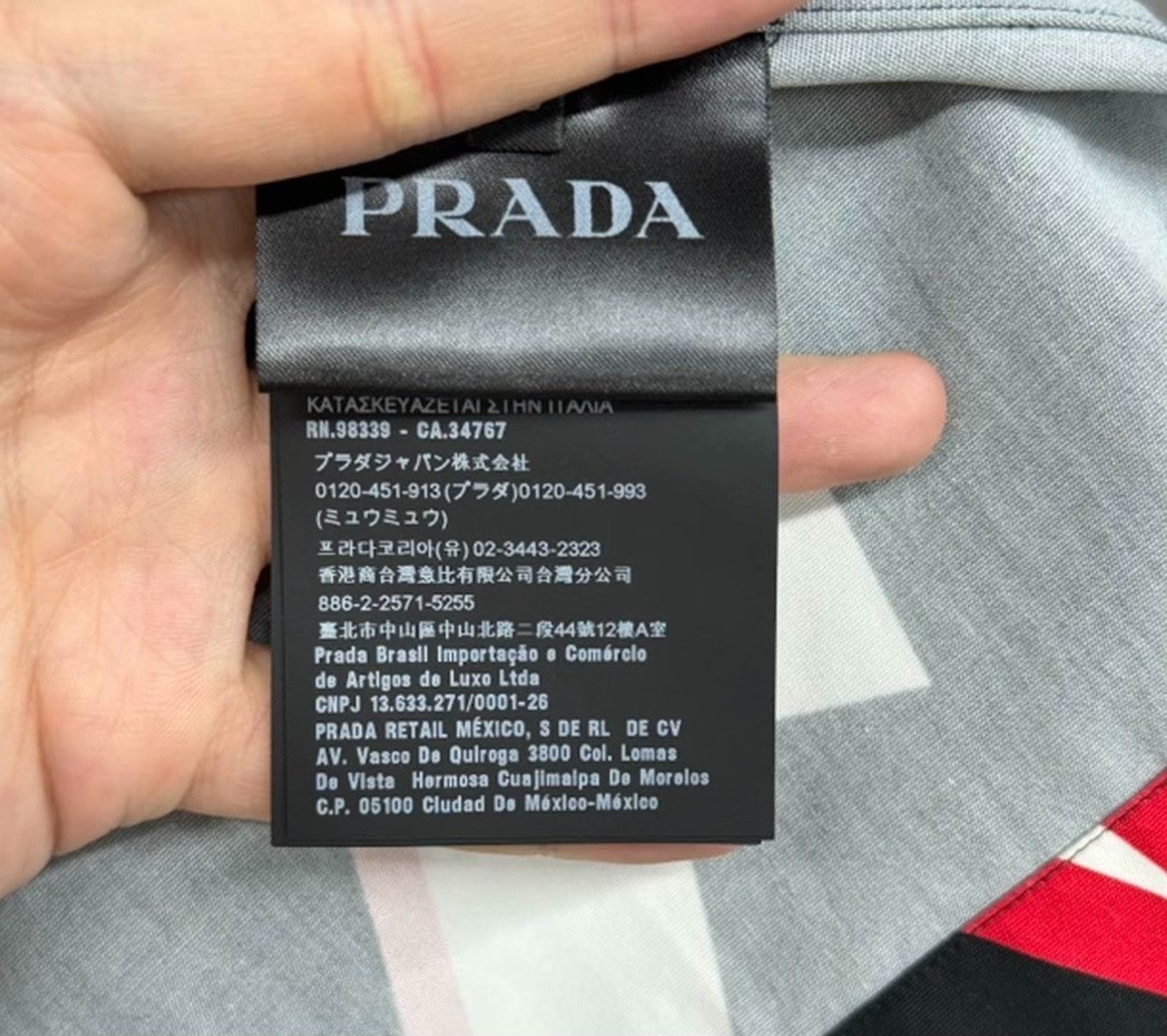 Prada Prada Frankenstein Split Print Shirt US XS Size US XS / EU 42 / 0 - 5 Thumbnail