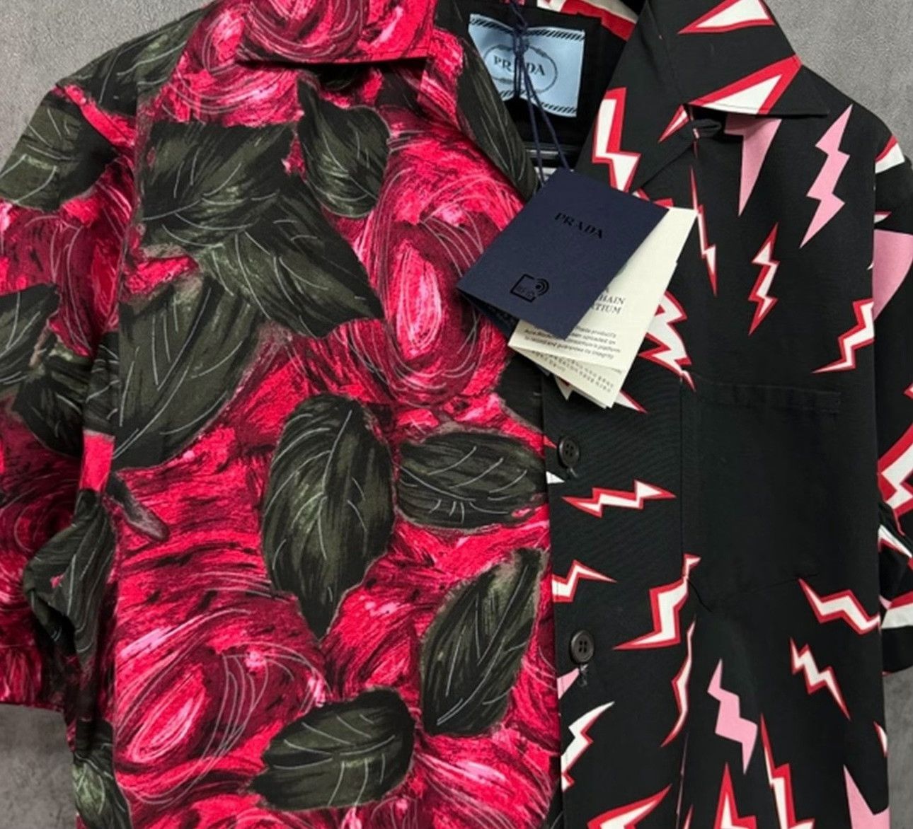 Prada Prada Frankenstein Split Print Shirt US XS Size US XS / EU 42 / 0 - 4 Thumbnail