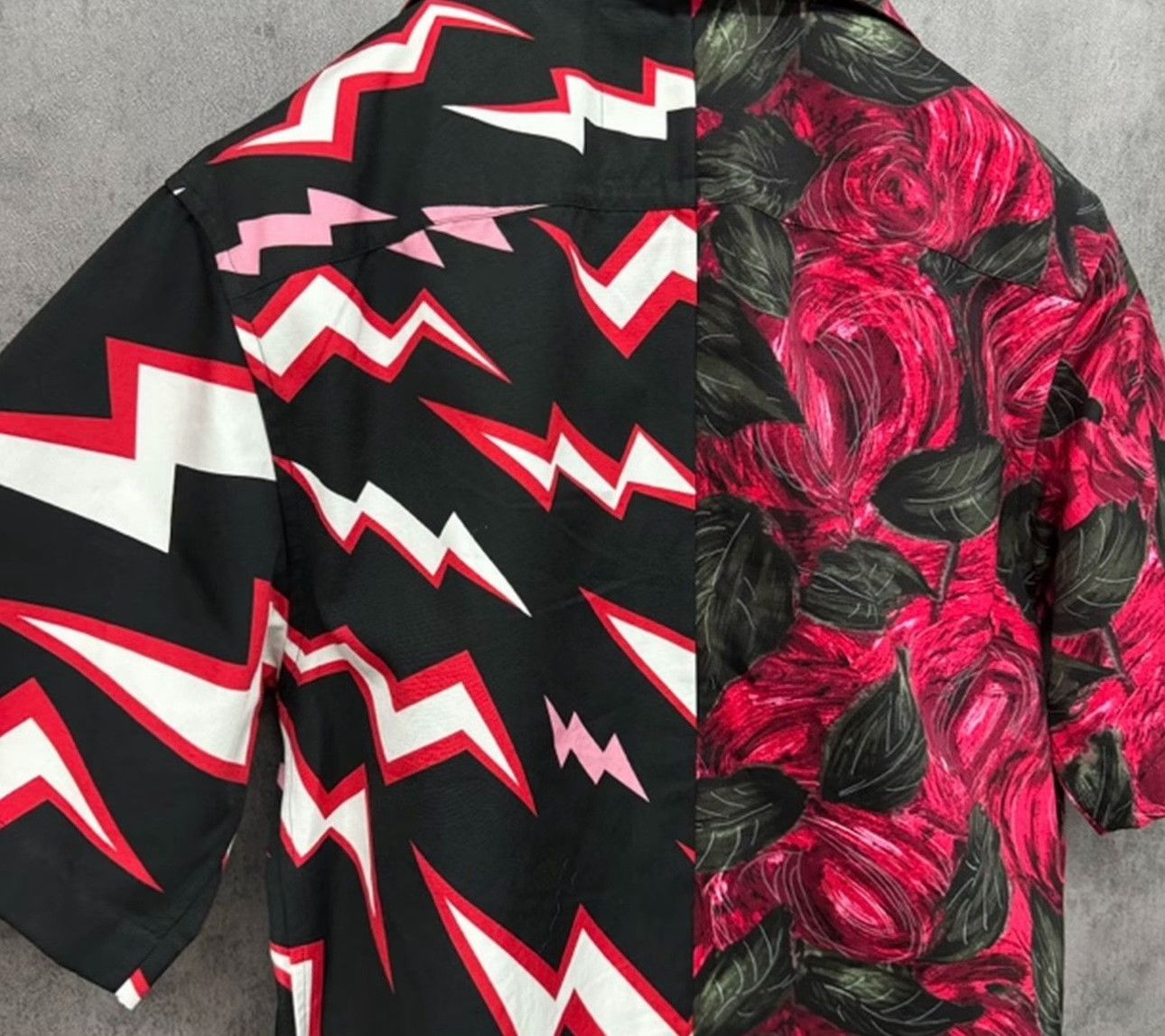 Prada Prada Frankenstein Split Print Shirt US XS Size US XS / EU 42 / 0 - 3 Thumbnail