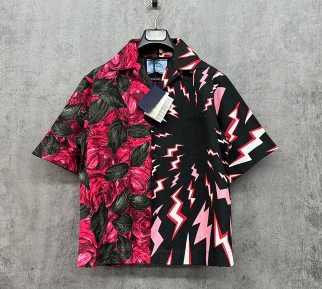 Prada Prada Frankenstein Split Print Shirt US XS Size US XS / EU 42 / 0 - 2 Thumbnail