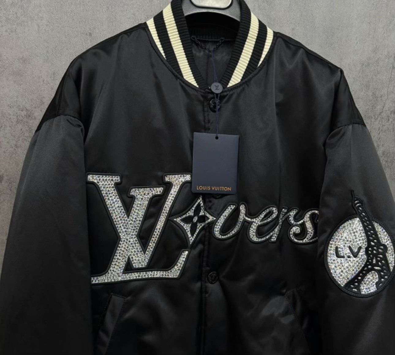 Louis Vuitton Louis Vuitton Rhinestone Lovers Varsity Jacket 44 Size US S / EU 44-46 / 1 - 3 Thumbnail