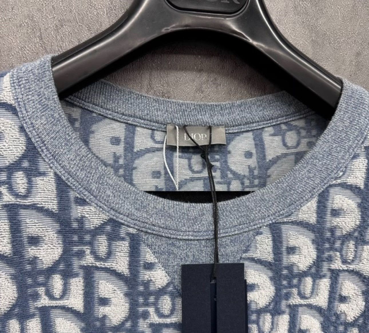 Dior Dior Oblique Embroidery Knit T-Shirt XXL Size US XXL / EU 58 / 5 - 4 Thumbnail