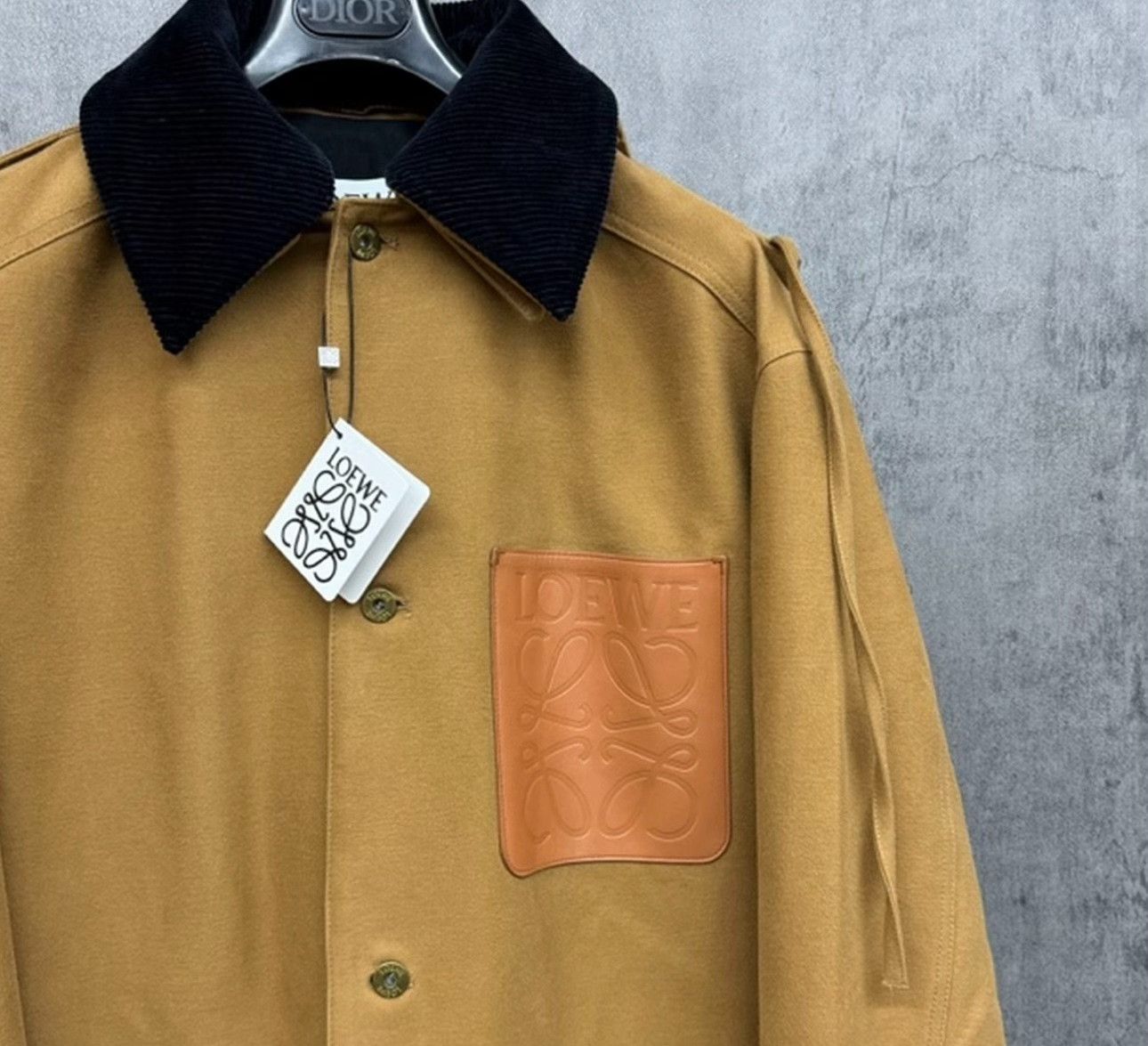 Loewe Loewe Leather Patch Corduroy Jacket 46 Size US S / EU 44-46 / 1 - 3 Thumbnail